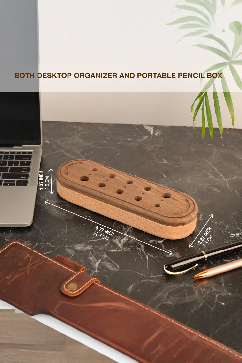 Tasarım İşler-Ahşap Kalemlik-Masaüstü Organizer-2-Milagron.com