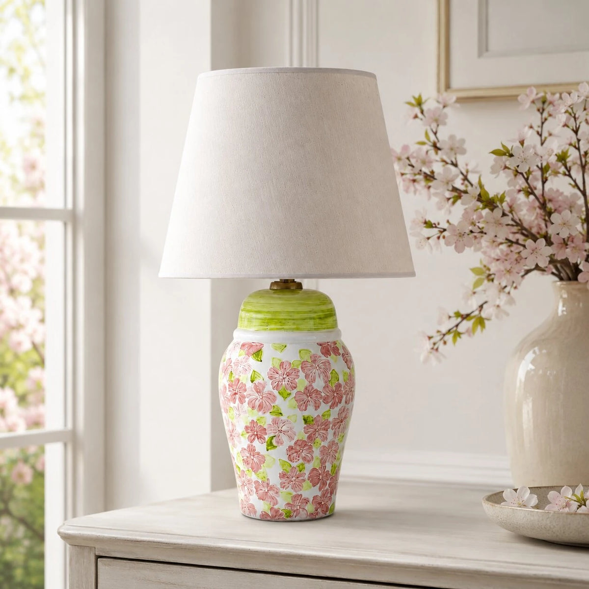 Sare El Yapımı Çini Abajur