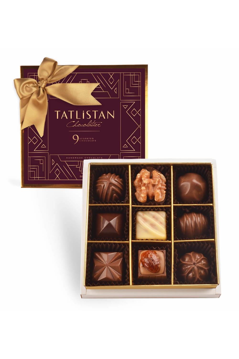 Tatlistan-9 Çeşitli Artisan Çikolata 9'lu-Çikolata-1-Milagron.com