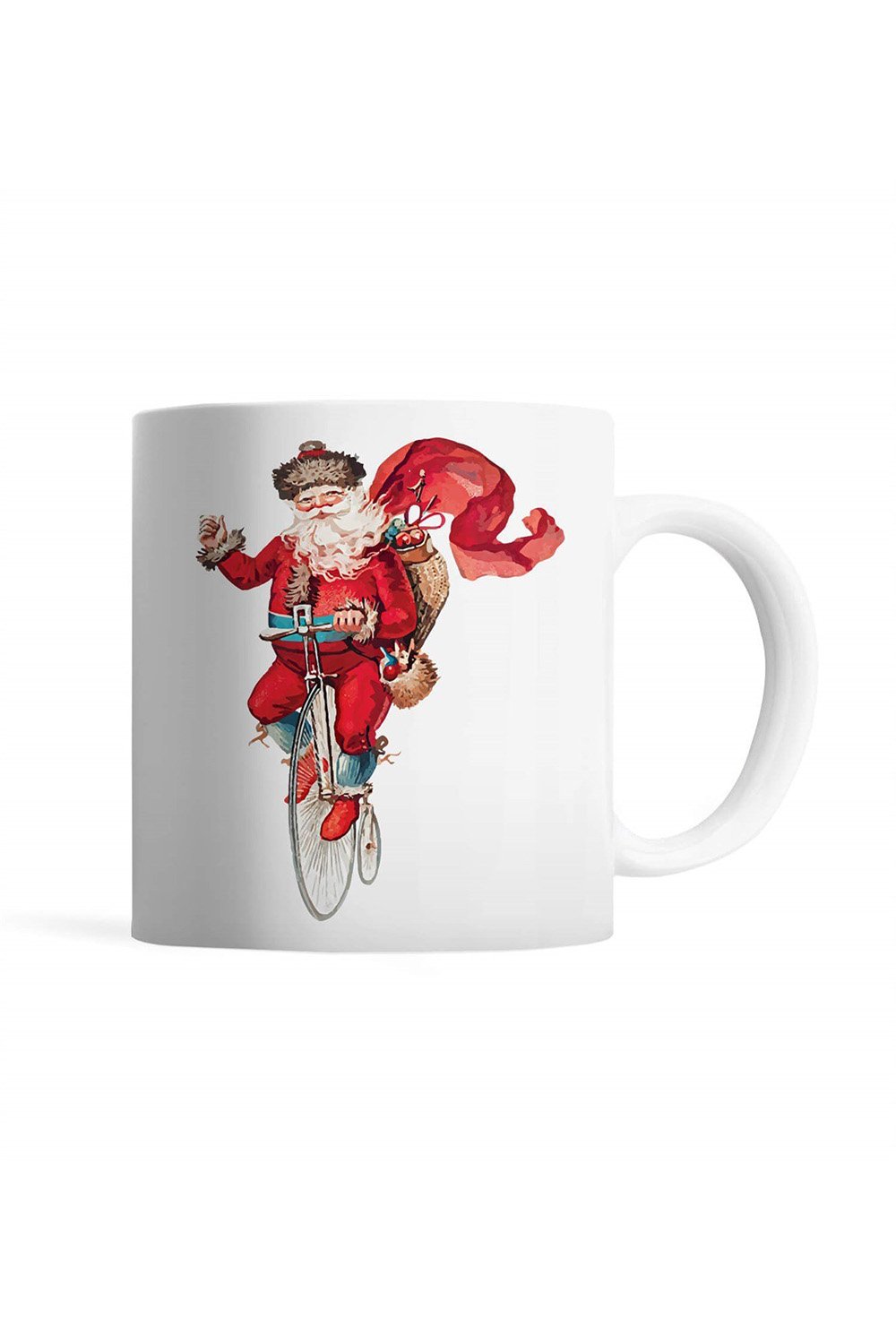 Tatlistan-Bisikletli Noel Baba Kupa Bardak-Bardak-1-Milagron.com