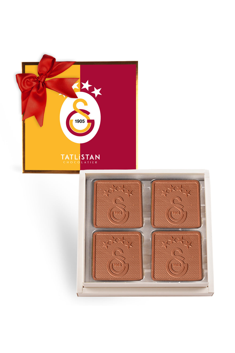 Tatlistan-Galatasaray | Parçalı - Armalı Madlen Çikolata 8'li-Çikolata-1-Milagron.com