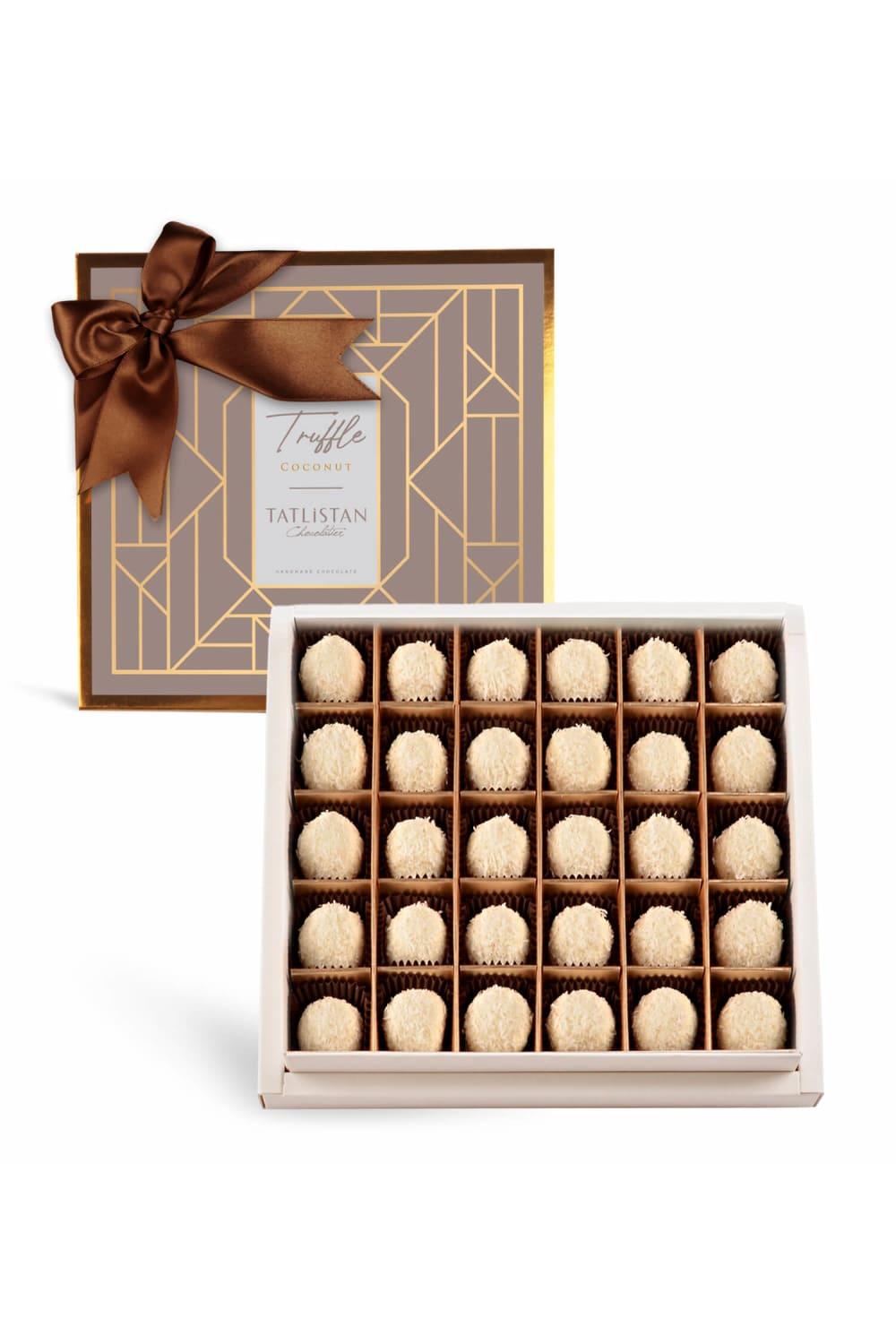 Tatlistan-Hindistan Cevizli Trüf Çikolata 30'lu-Çikolata-1-Milagron.com