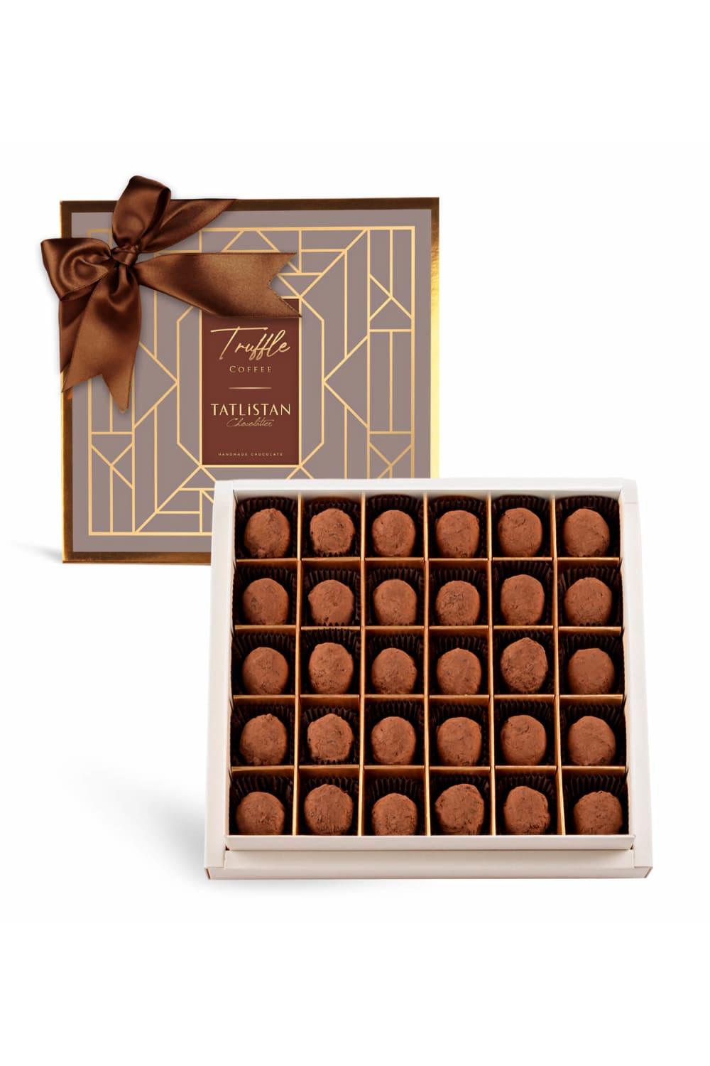Tatlistan-Kakao Kaplı Kahveli Trüf Çikolata 30'lu-Çikolata-1-Milagron.com