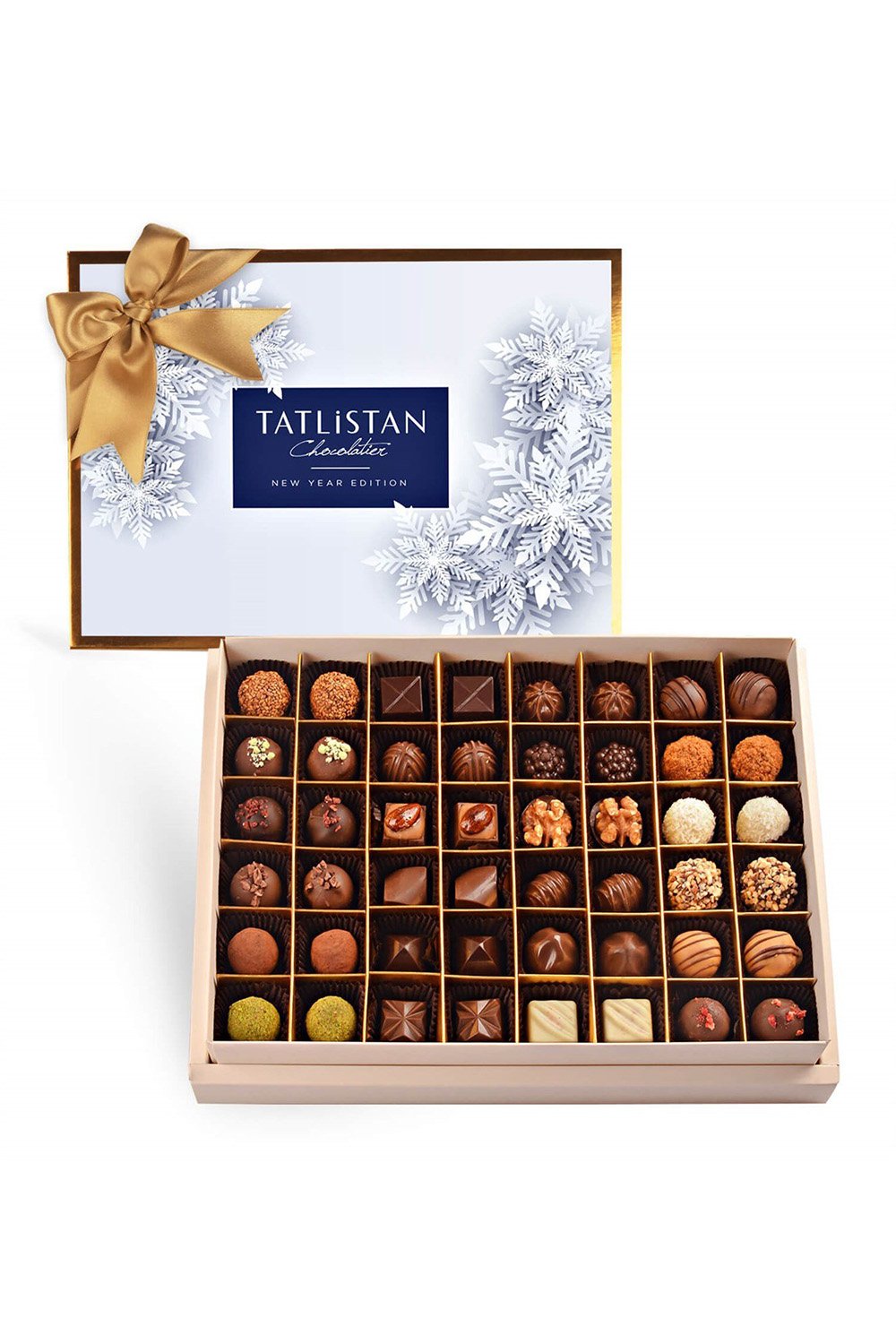 Tatlistan-Kar Taneleri 24 Çeşitli Artisan Ve Trüf Çikolata 48'li-Çikolata-1-Milagron.com