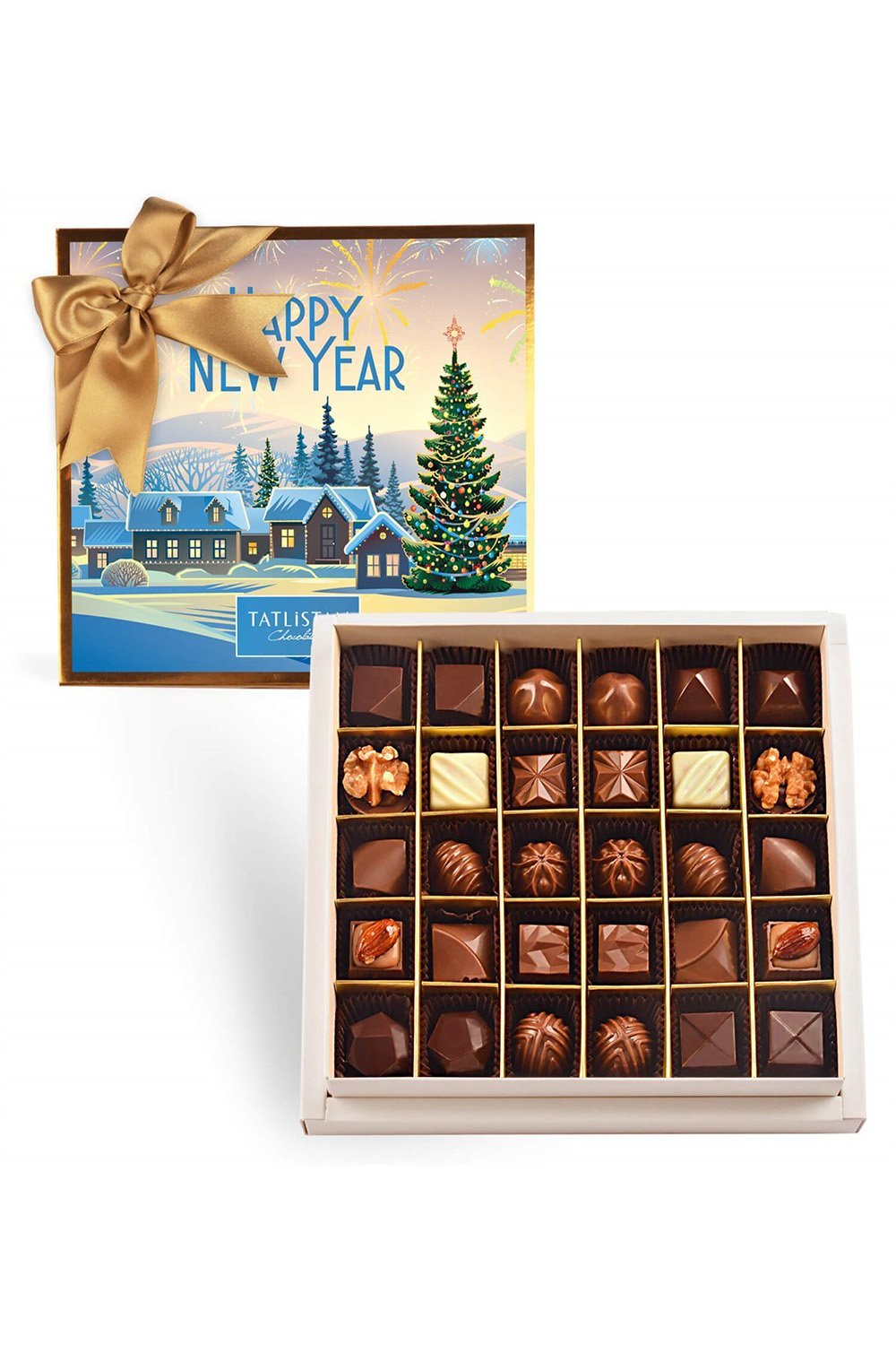 Tatlistan-Karlı Evler 15 Çeşitli Artisan Çikolata 30'lu-Çikolata-1-Milagron.com