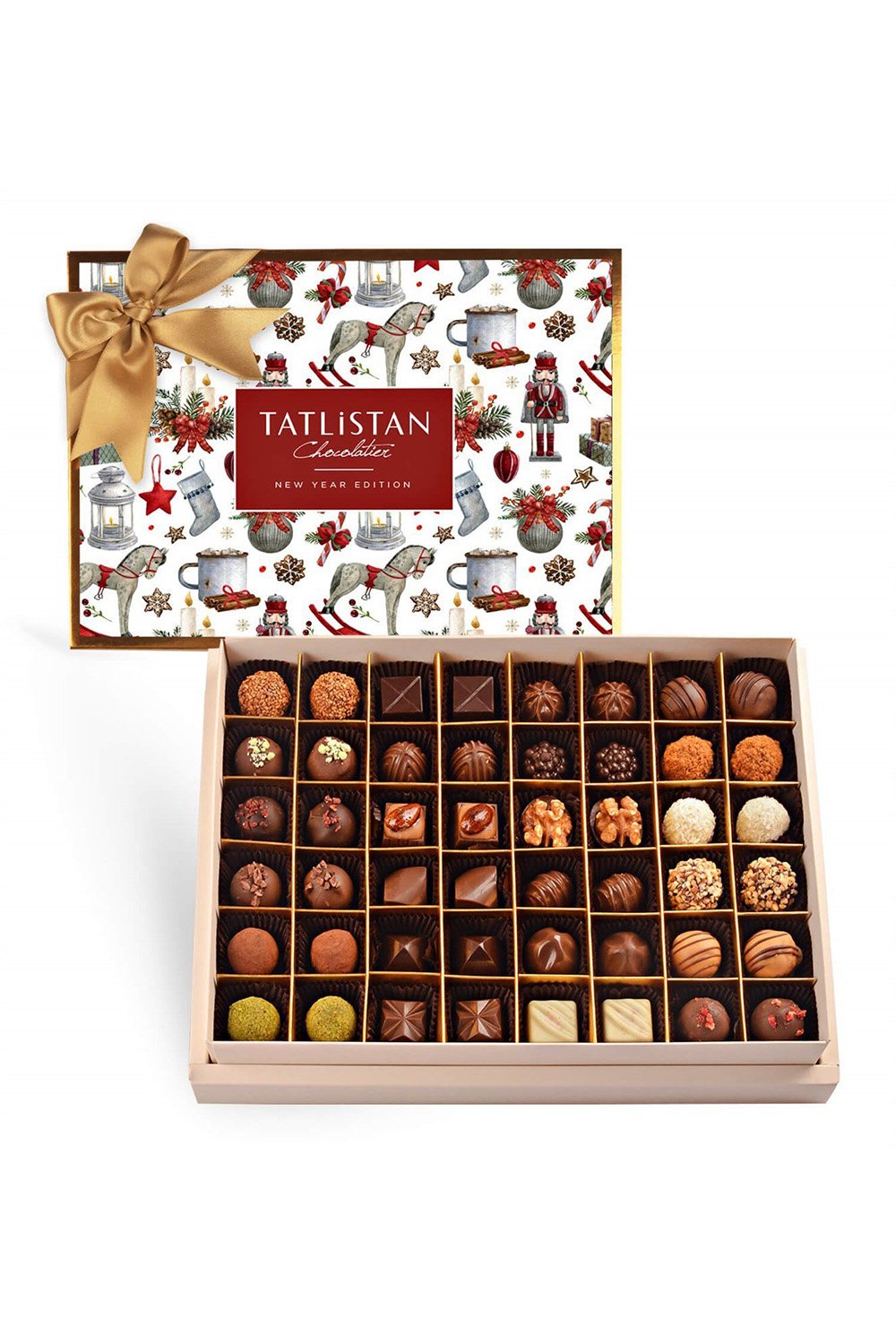 Tatlistan-Kurşun Askerin Yılbaşı Günü 24 Çeşitli Artisan Ve Trüf Çikolata 48'li-Çikolata-1-Milagron.com