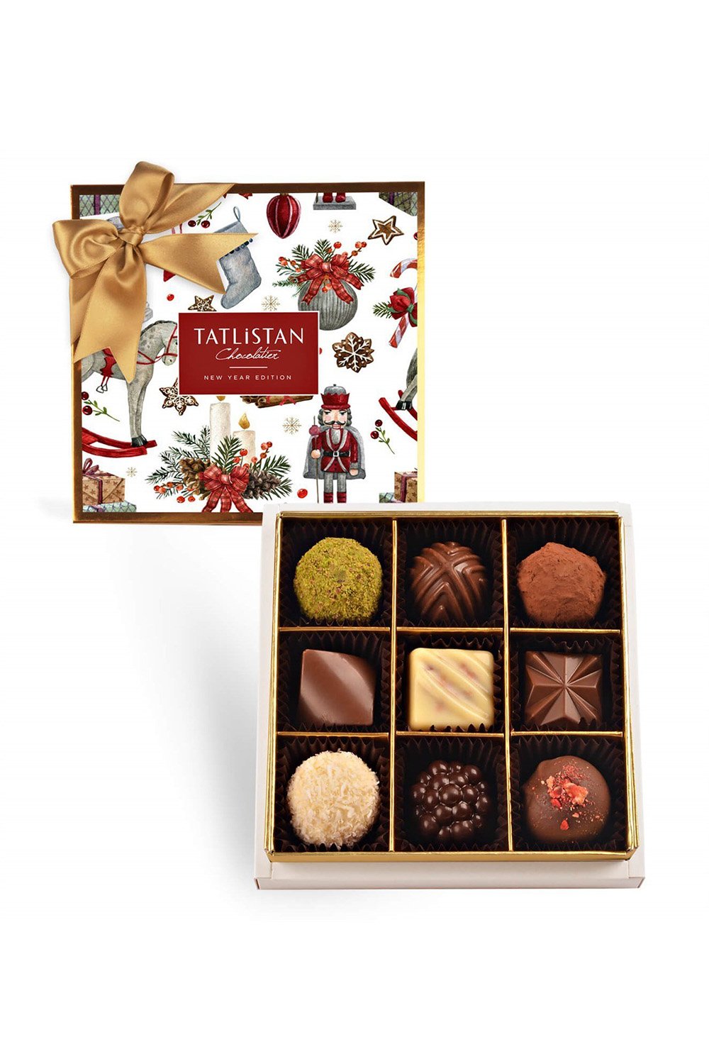 Tatlistan-Kurşun Askerin Yılbaşı Günü 9 Çeşitli Artisan Ve Trüf Çikolata 9'lu-Çikolata-1-Milagron.com