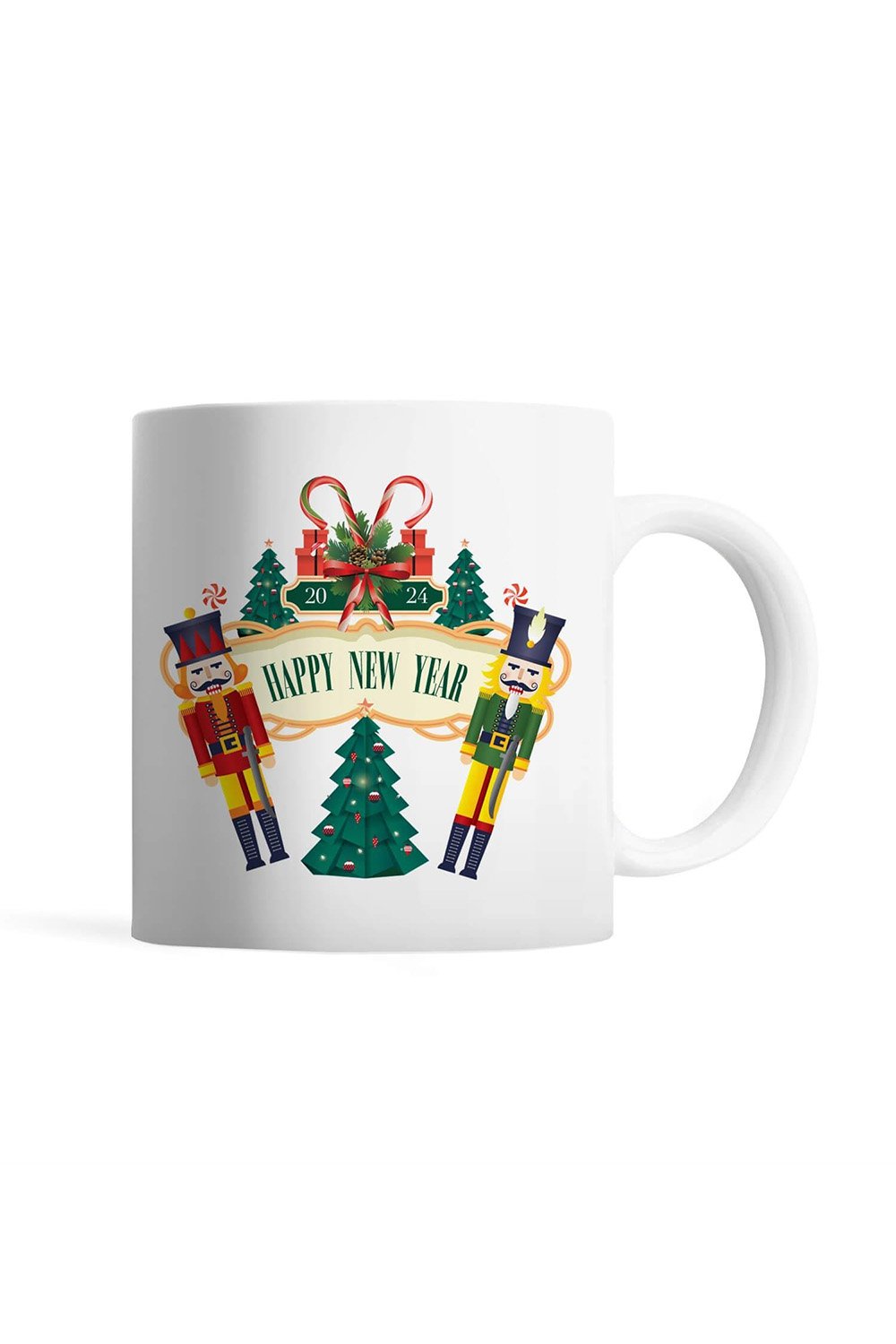 Tatlistan-Kurşun Askerli Happy New Year Hediye Kupa Bardak-Bardak-1-Milagron.com