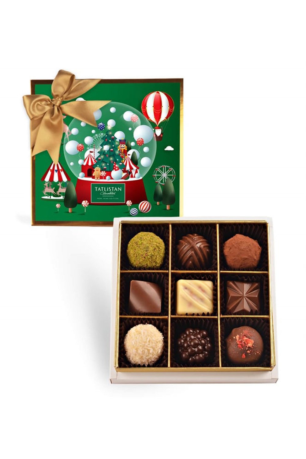 Tatlistan-Kurşun Askerli Kar Küresi 9 Çeşitli Artisan Ve Trüf Çikolata 9'lu-Çikolata-1-Milagron.com