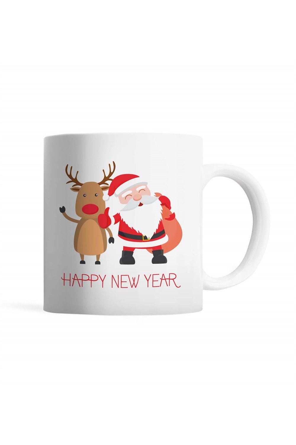 Tatlistan-Noel Baba Ve Geyik Hediye Kupa Bardak-Bardak-1-Milagron.com