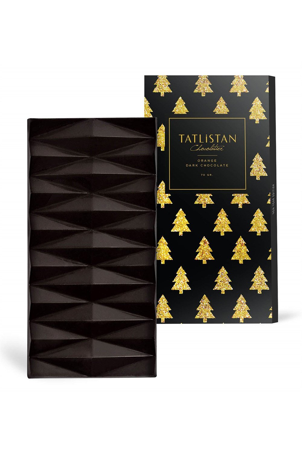 Tatlistan-Parıltılı Yılbaşı Ağaçları - Portakallı Bitter Tablet Çikolata-Çikolata-1-Milagron.com