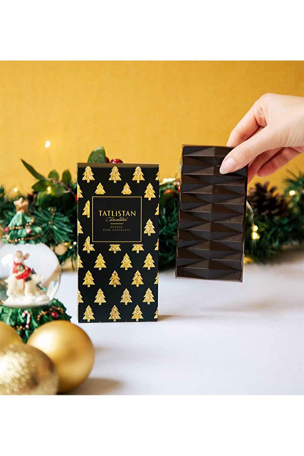 Tatlistan-Parıltılı Yılbaşı Ağaçları - Portakallı Bitter Tablet Çikolata-Çikolata-2-Milagron.com