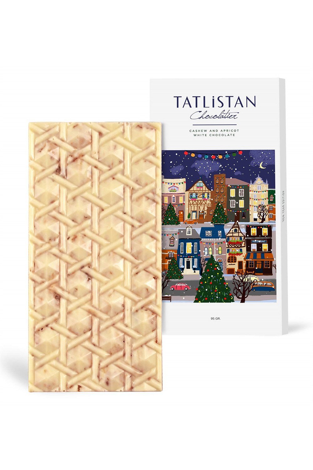 Tatlistan-Şehirde Yeni Yıl - Kaju & Kayısılı Beyaz Tablet Çikolata-Çikolata-1-Milagron.com
