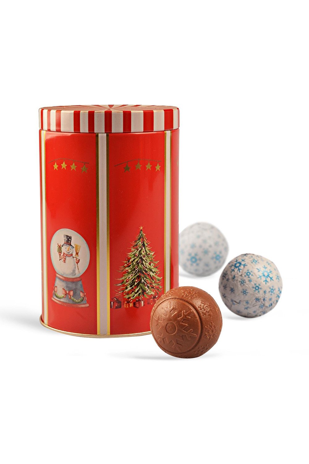 Tatlistan-Silindir Metal Kutuda Oreo Bisküvili Trüf Yılbaşı Çikolatası - Limited Edition-Çikolata-1-Milagron.com