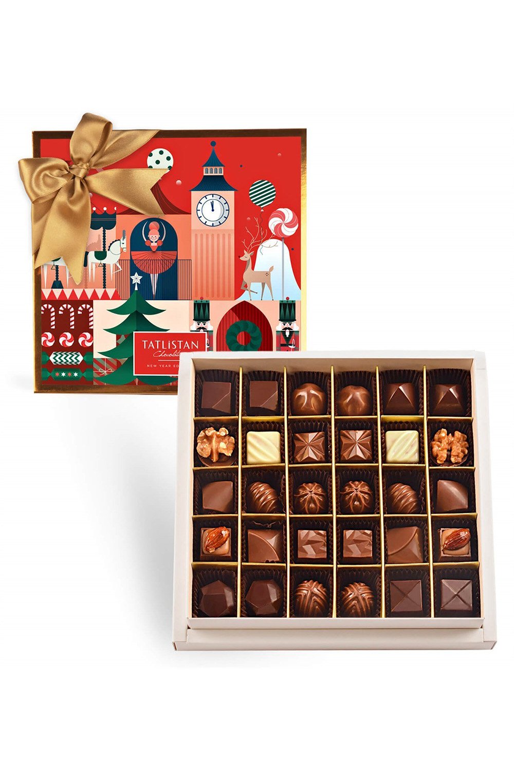 Tatlistan-Yılbaşı Karnavalı 15 Çeşitli Artisan Çikolata 30'lu-Çikolata-1-Milagron.com