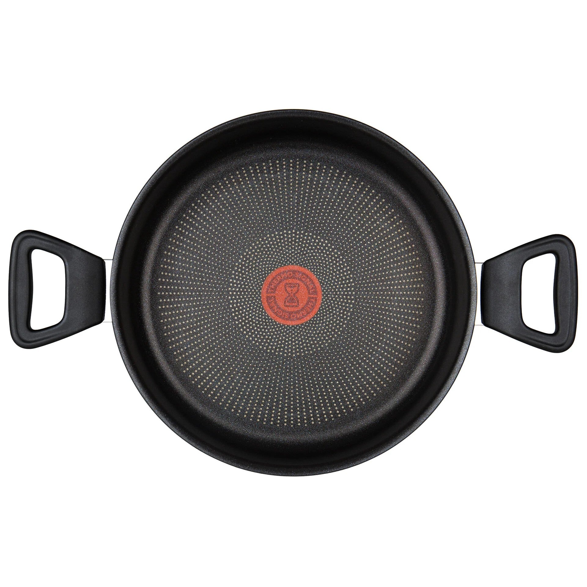 Tefal Titanium 3X Force 24 Cm Cam Kapaklı Kısa Tencere 2100134009