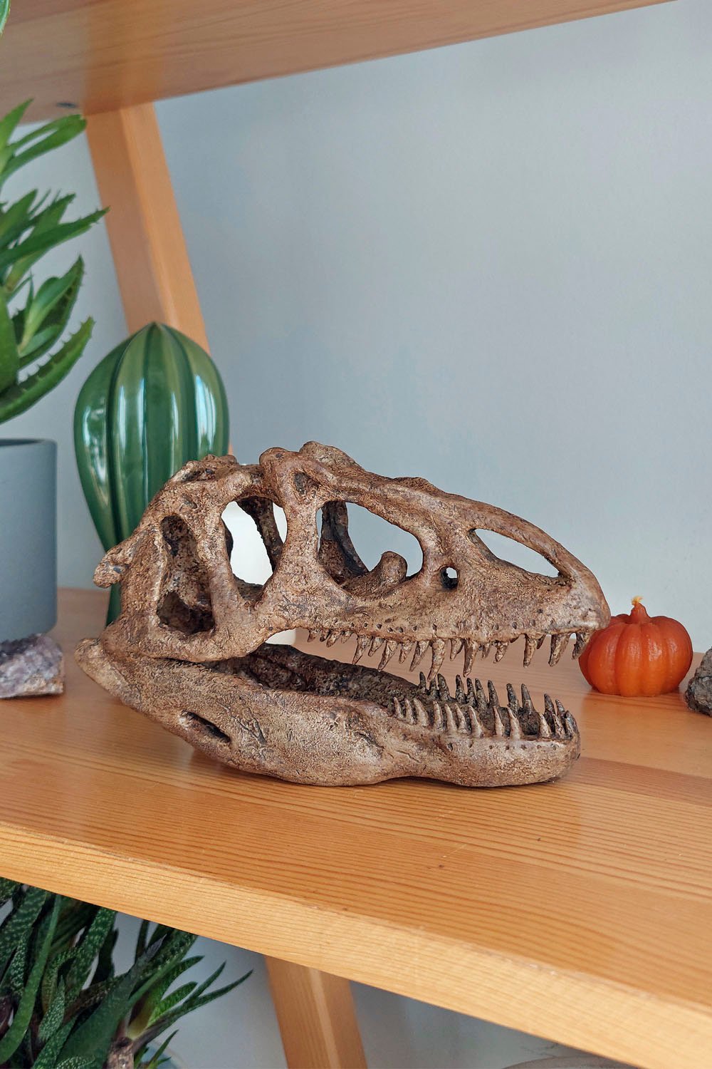 The Fossil Art-Allosaurus Mini Seramik Heykel-Heykel-4-Milagron.com