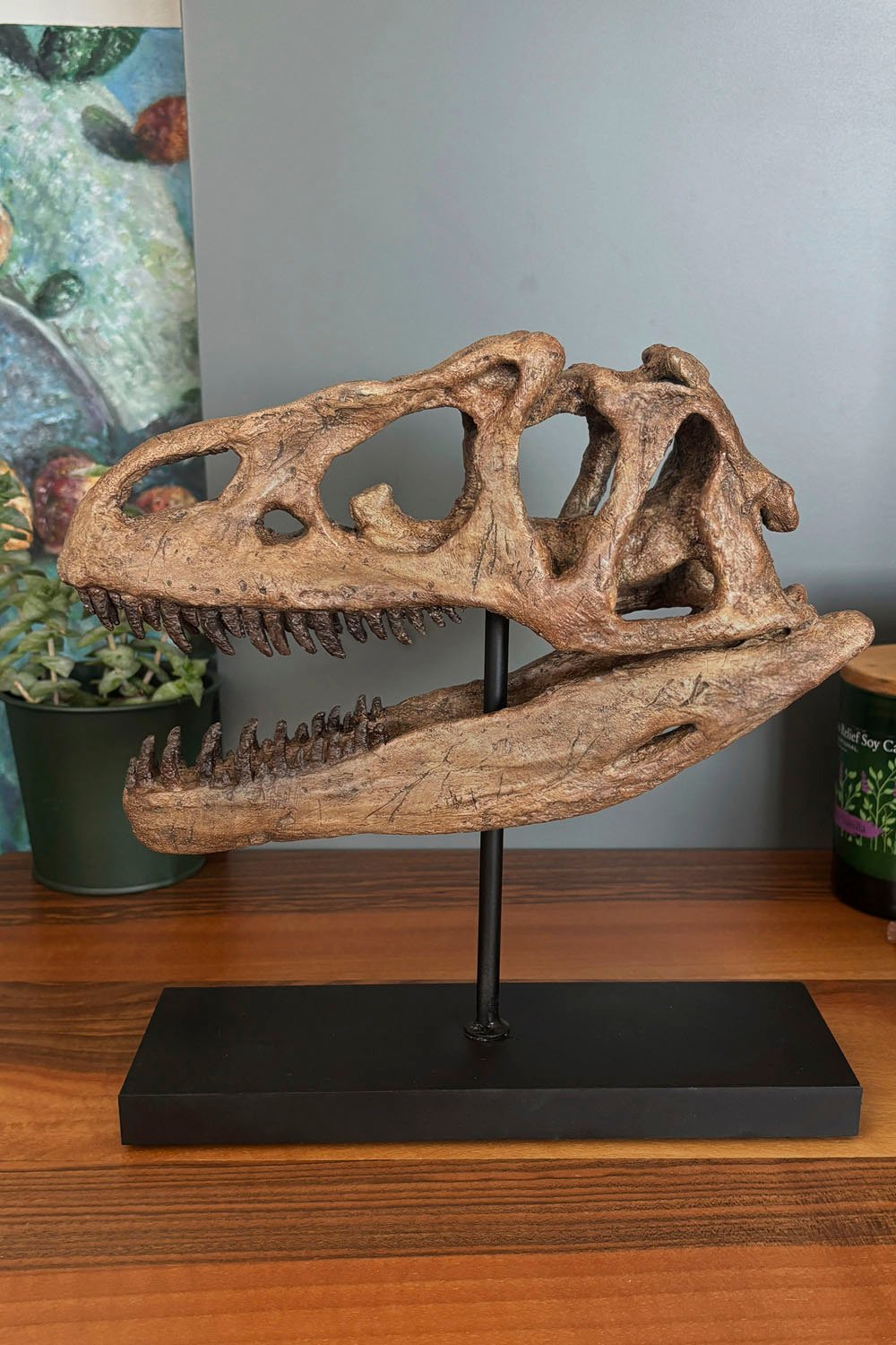 The Fossil Art-Allosaurus Seramik Heykel-Heykel-3-Milagron.com