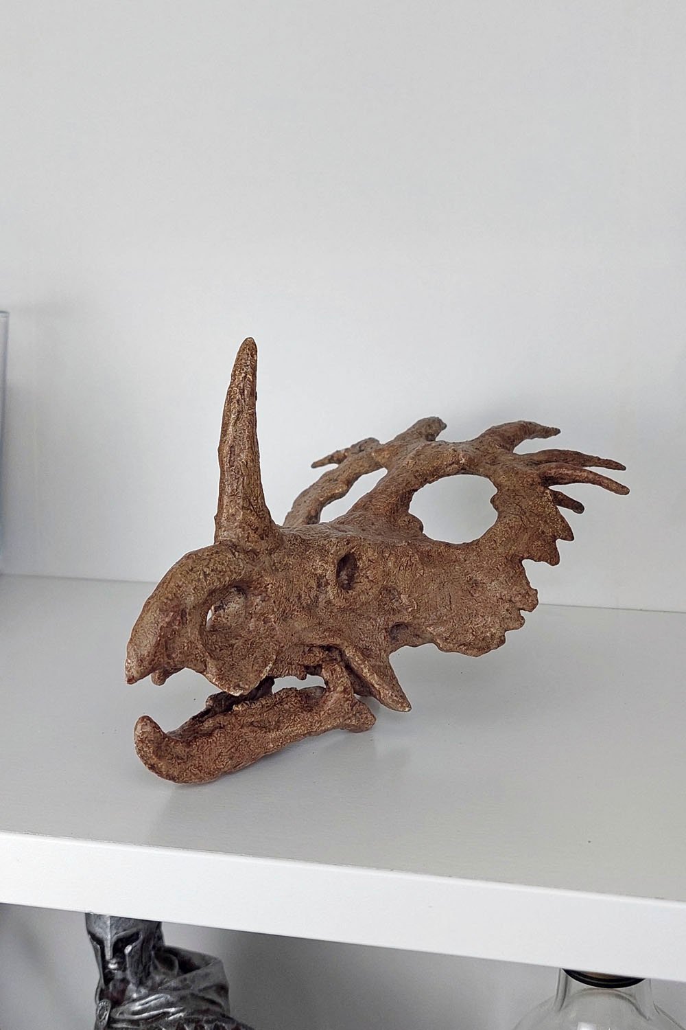 The Fossil Art-Styracosaurus Mini Seramik Heykel-Heykel-3-Milagron.com
