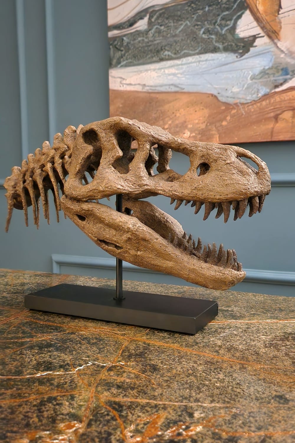 The Fossil Art-T-Rex Fosil Heykeli-Biblo-4-Milagron.com