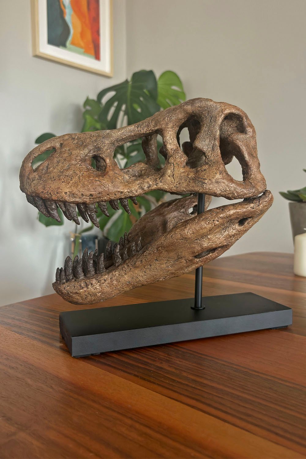 The Fossil Art-T-rex Fosil Heykeli - Omurgasız-Heykel-3-Milagron.com