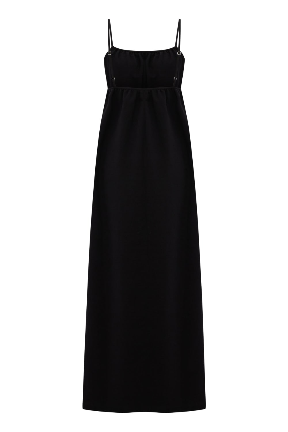 The Handloom-Bliss Flow Maxi Dress Black-Elbise-8-Milagron.com