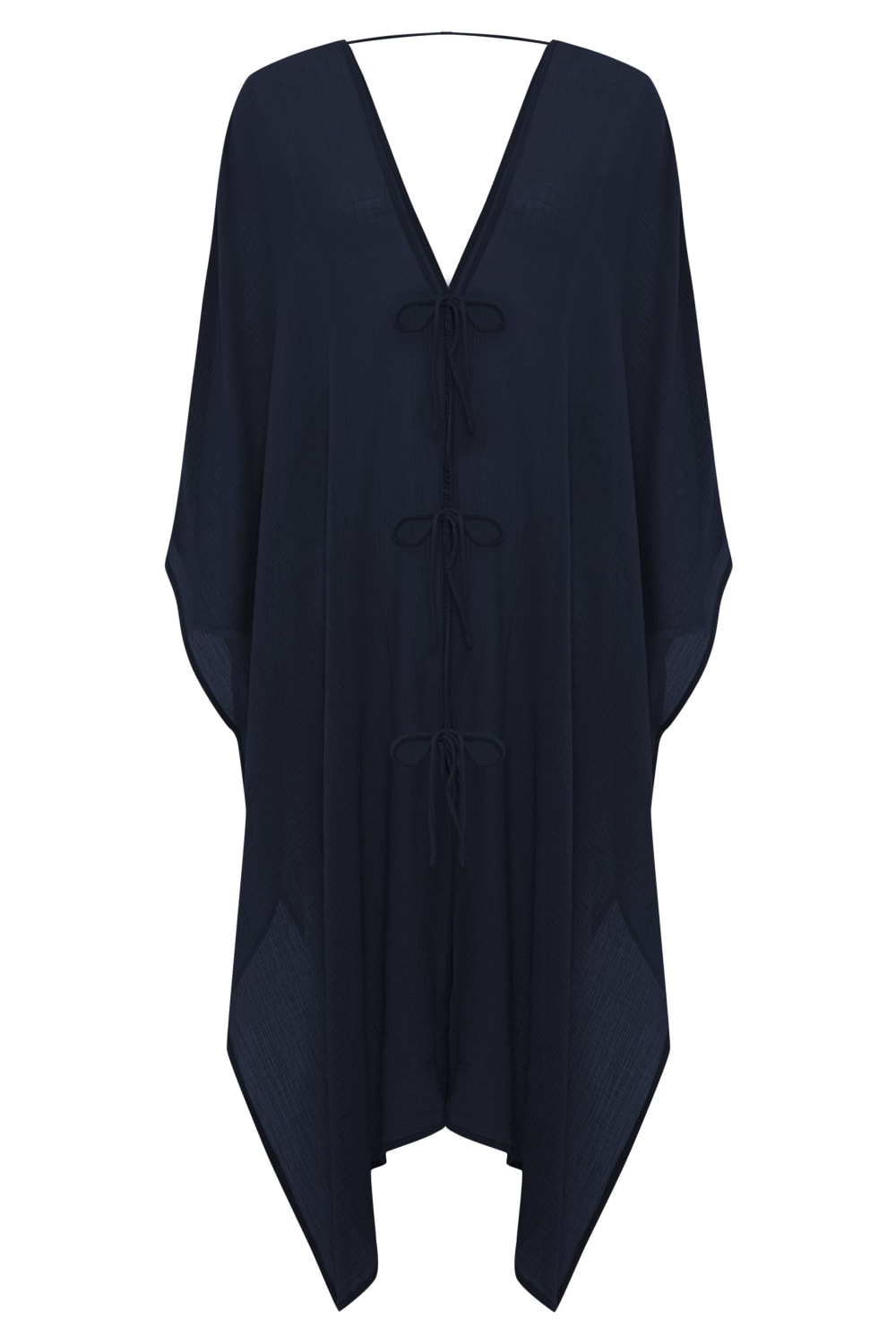The Handloom-Bodrum Ties Kaftan Navy-Kaftan-5-Milagron.com