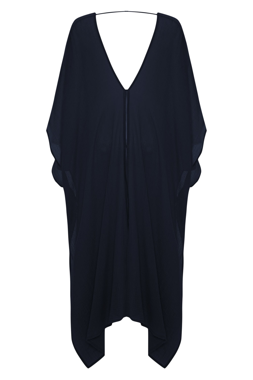 The Handloom-Bodrum Ties Kaftan Navy-Kaftan-6-Milagron.com