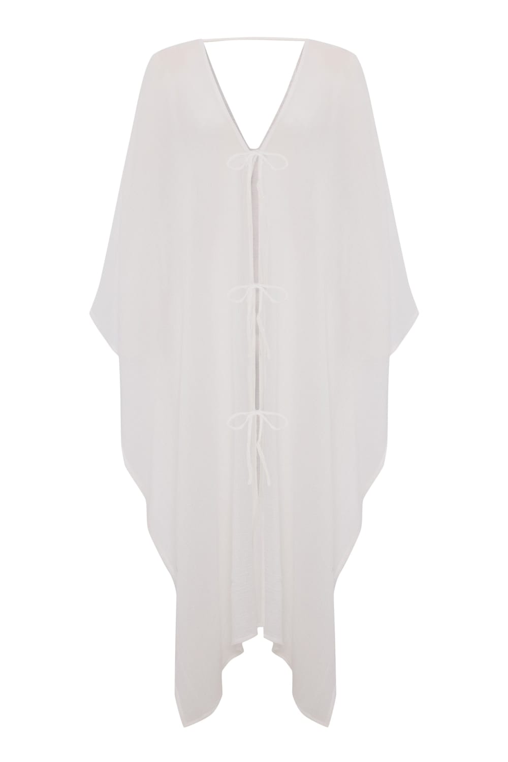 The Handloom-Bodrum Ties Kaftan White-Kaftan-10-Milagron.com