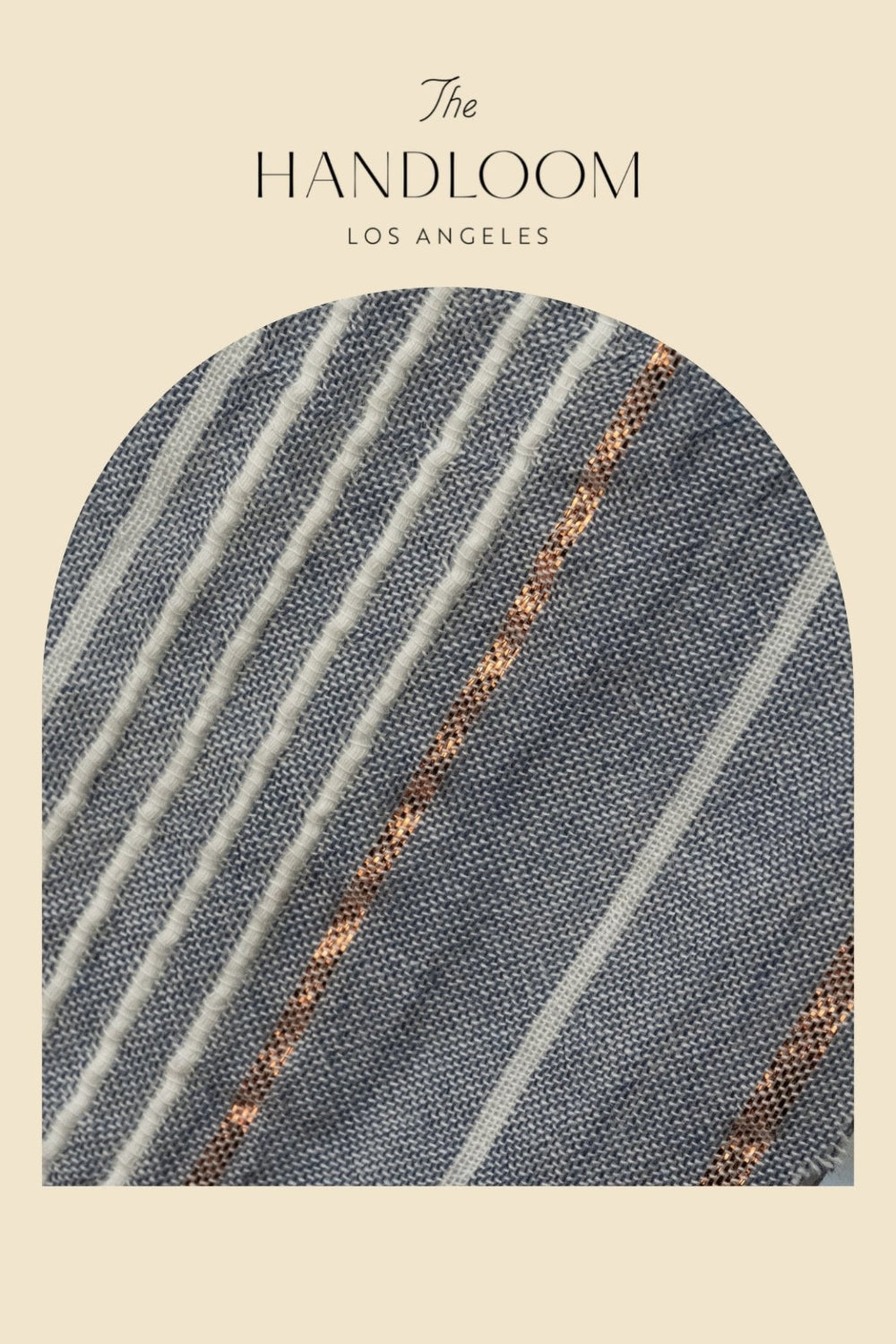 The Handloom-Canggu Maxi Dress Navy With Stripes-Elbise-7-Milagron.com