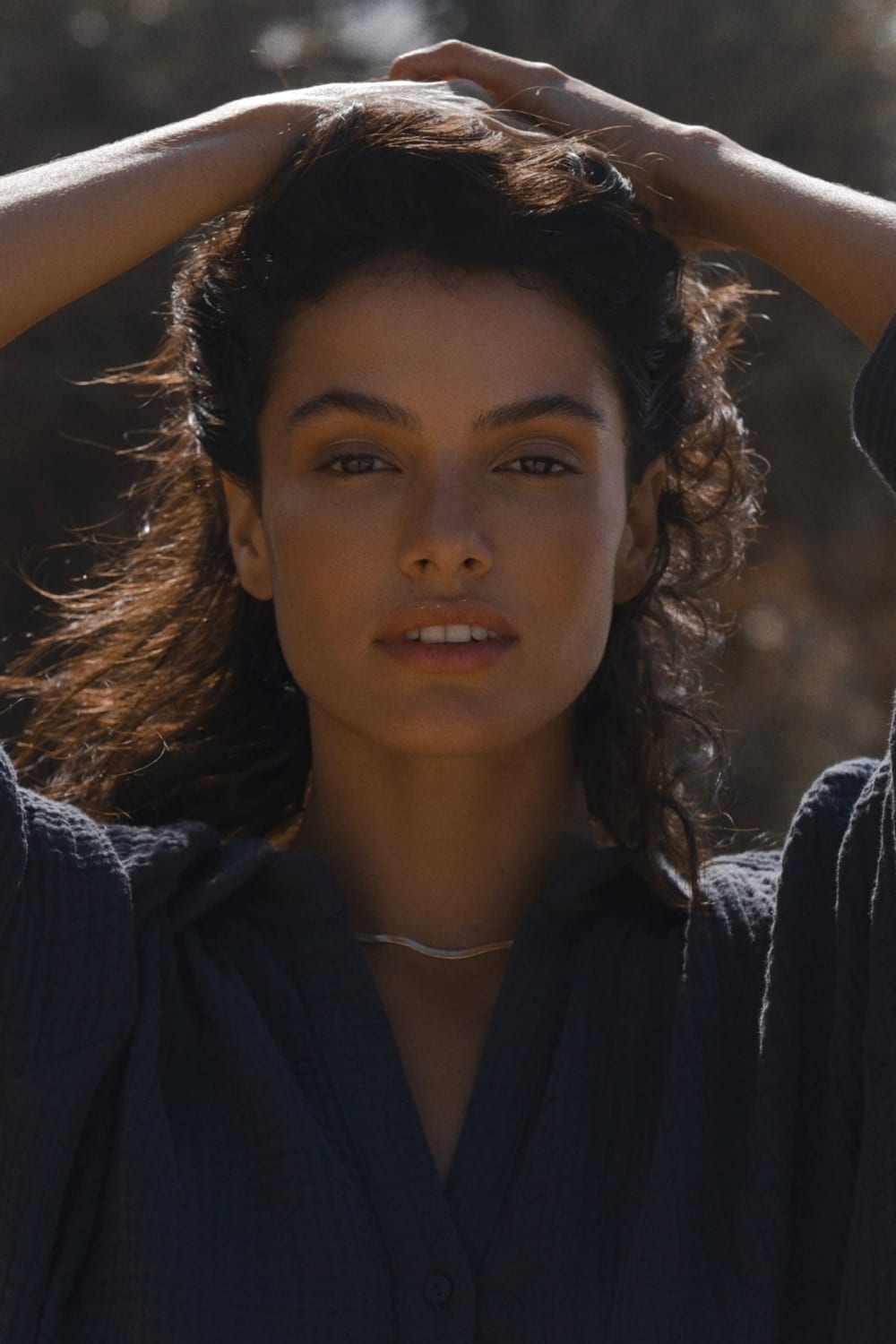 The Handloom-Echo Maxi Set Navy-Alt - Üst Takım-2-Milagron.com