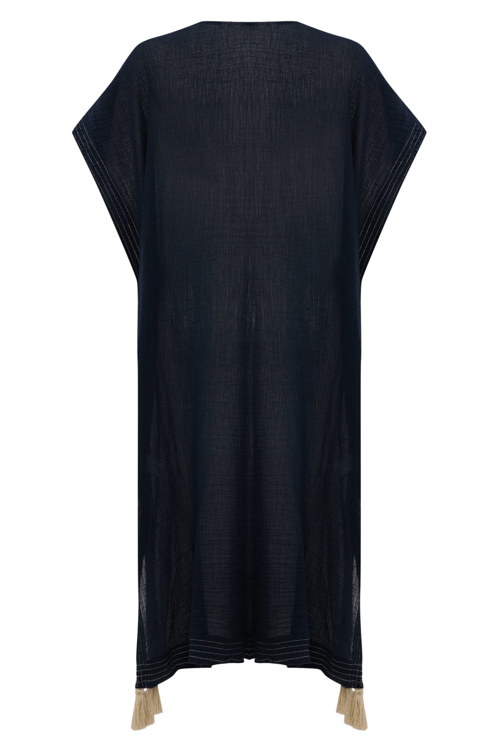The Handloom-Ela Kaftan Navy-Kaftan-9-Milagron.com