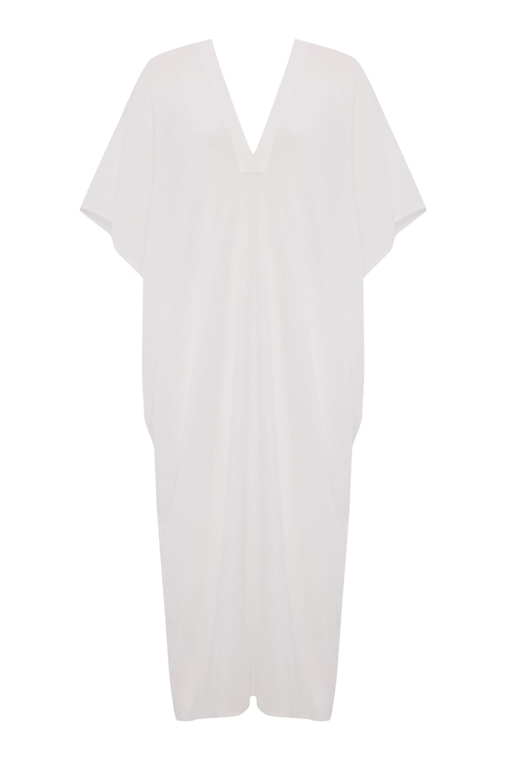 The Handloom-Esti Tunic White-Kaftan-5-Milagron.com