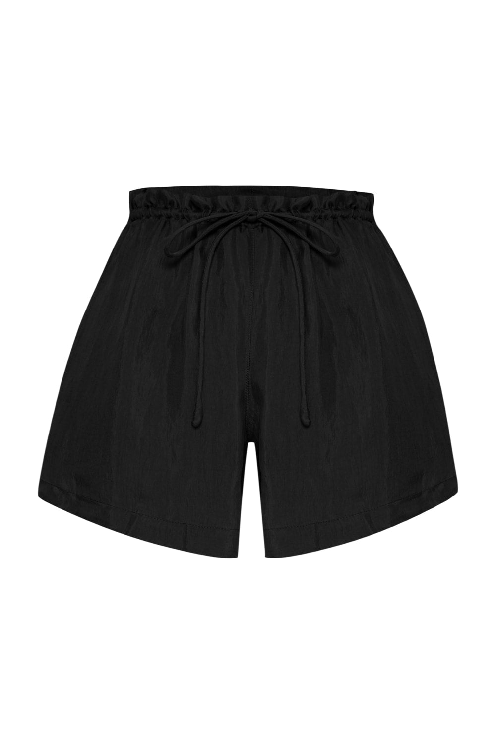 The Handloom-Lucid Flow Tie Shorts Black-Şort-6-Milagron.com