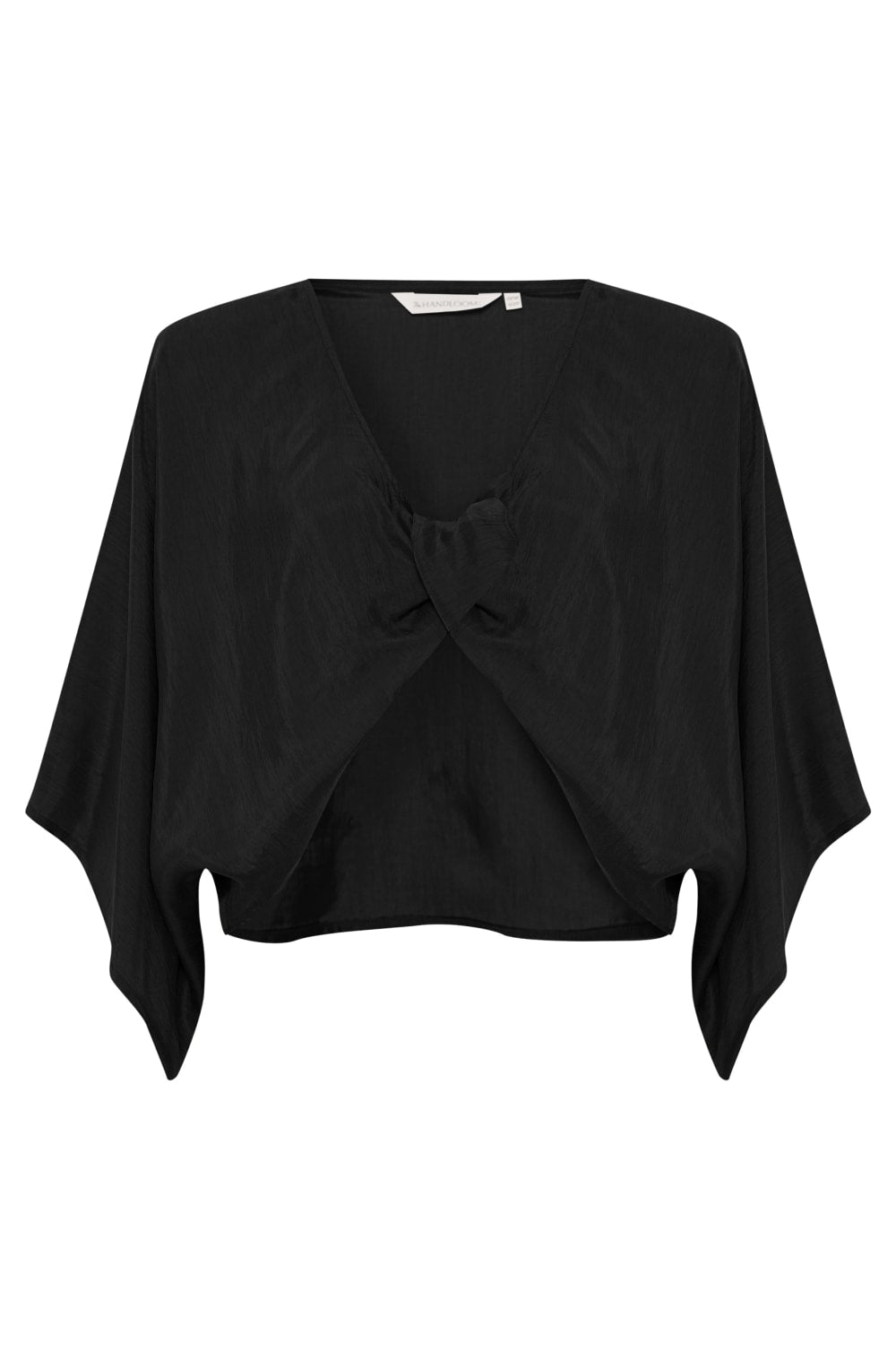 The Handloom-Lucid Knot Top Black-Gömlek-8-Milagron.com