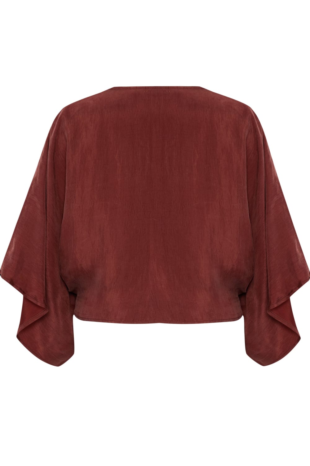 The Handloom-Lucid Knot Top Burgundy-Gömlek-7-Milagron.com