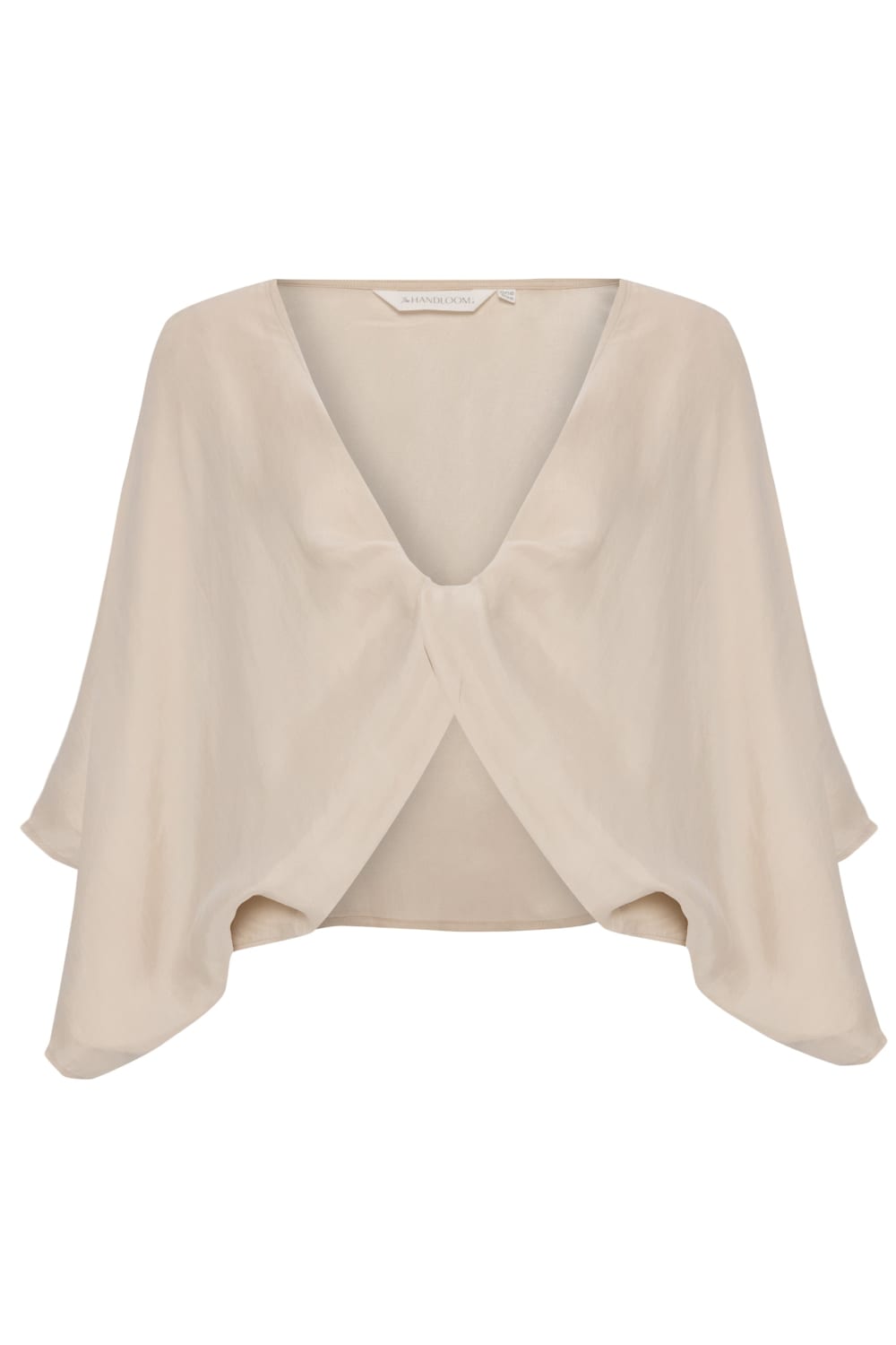 The Handloom-Lucid Knot Top Sand-Gömlek-7-Milagron.com