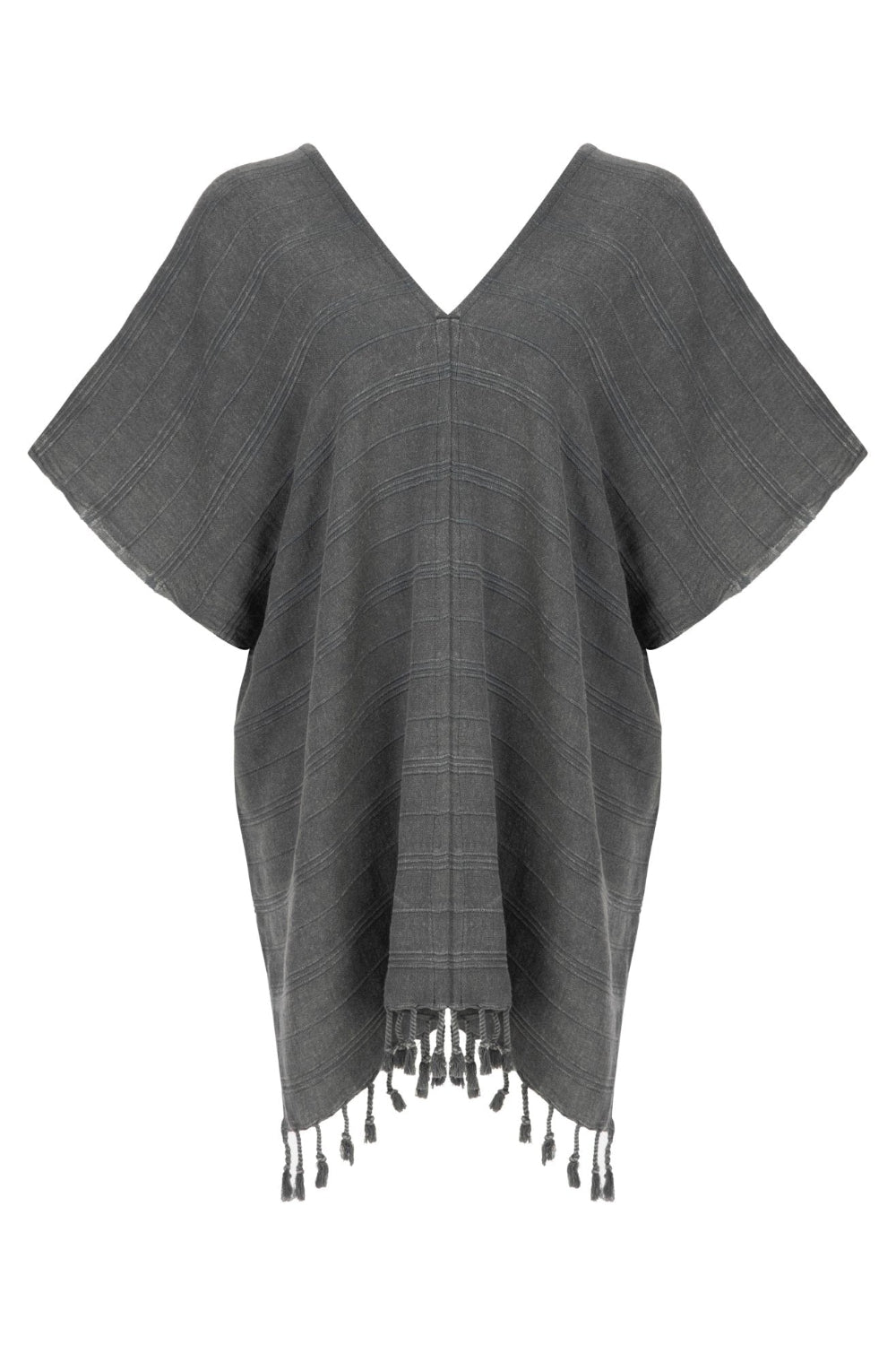 The Handloom-Nomad Kimono Vintage Black-Kimono-4-Milagron.com