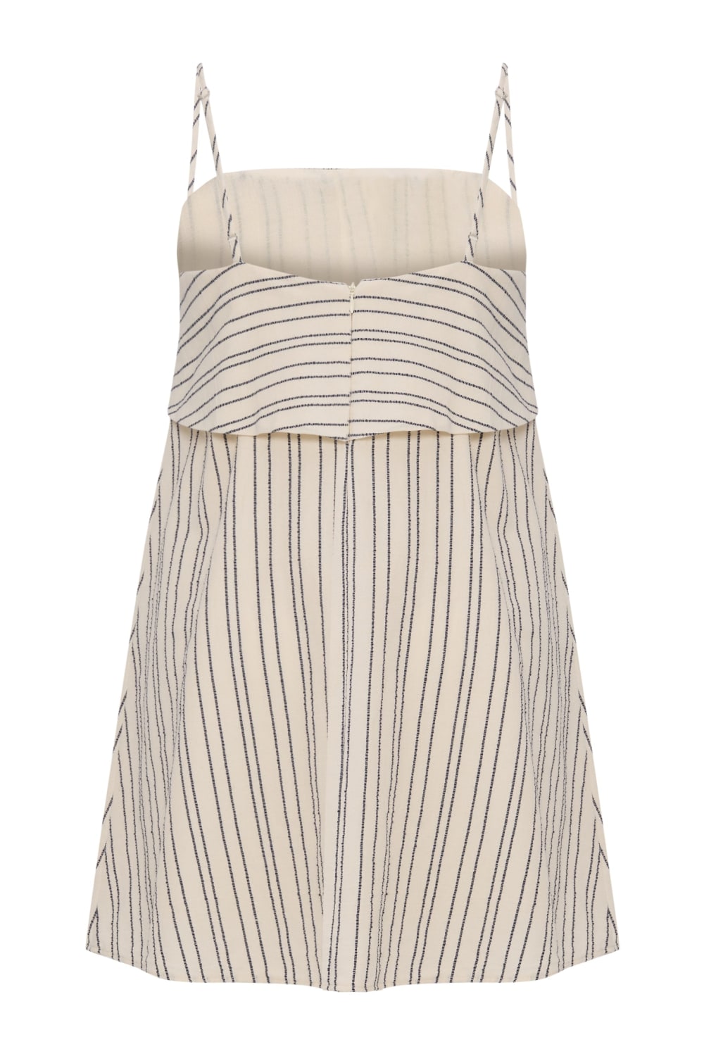 The Handloom-Puglia Stripes Mini Dress Navy-Elbise-7-Milagron.com