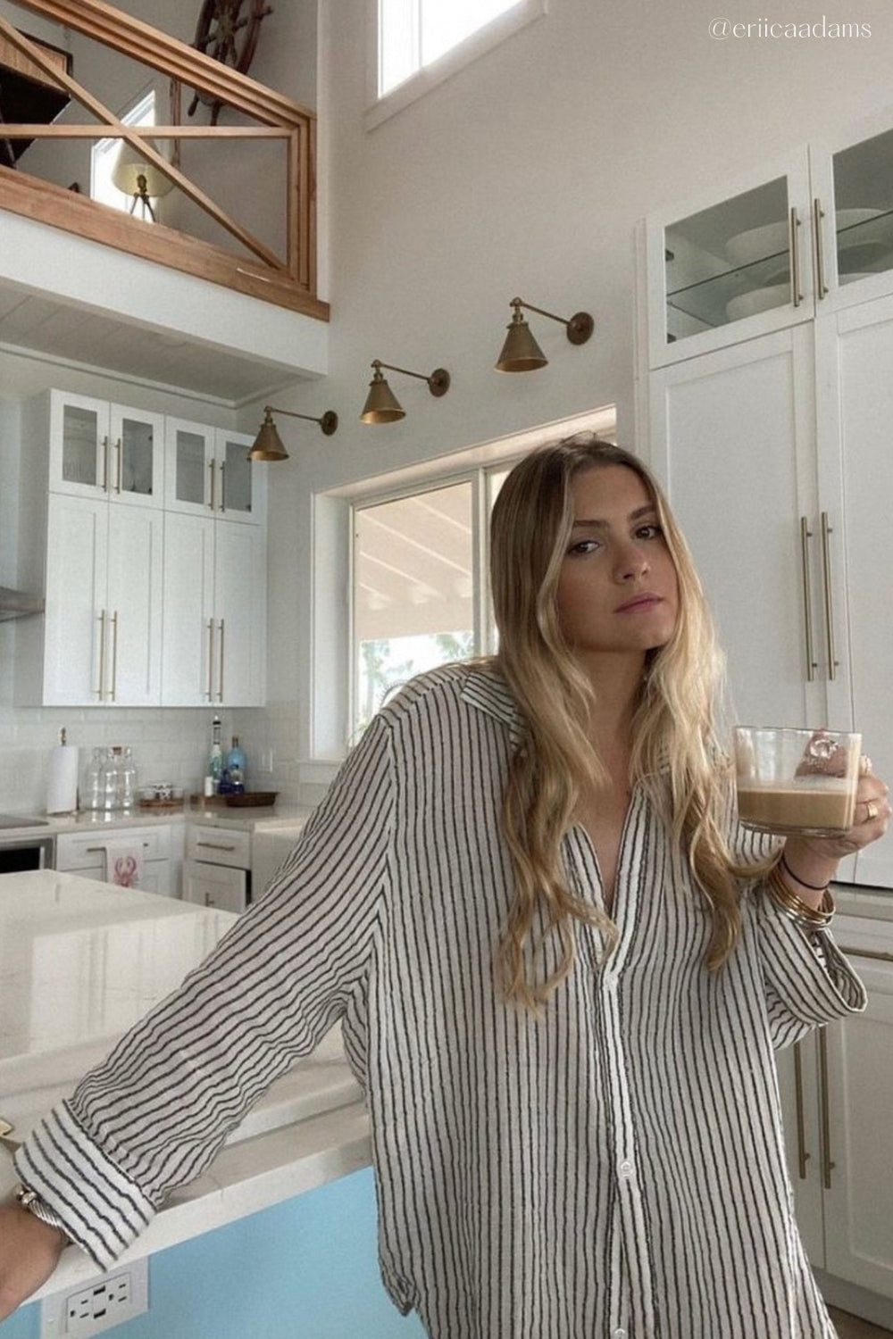 The Handloom-Voyage Set Black Stripes-Alt - Üst Takım-5-Milagron.com