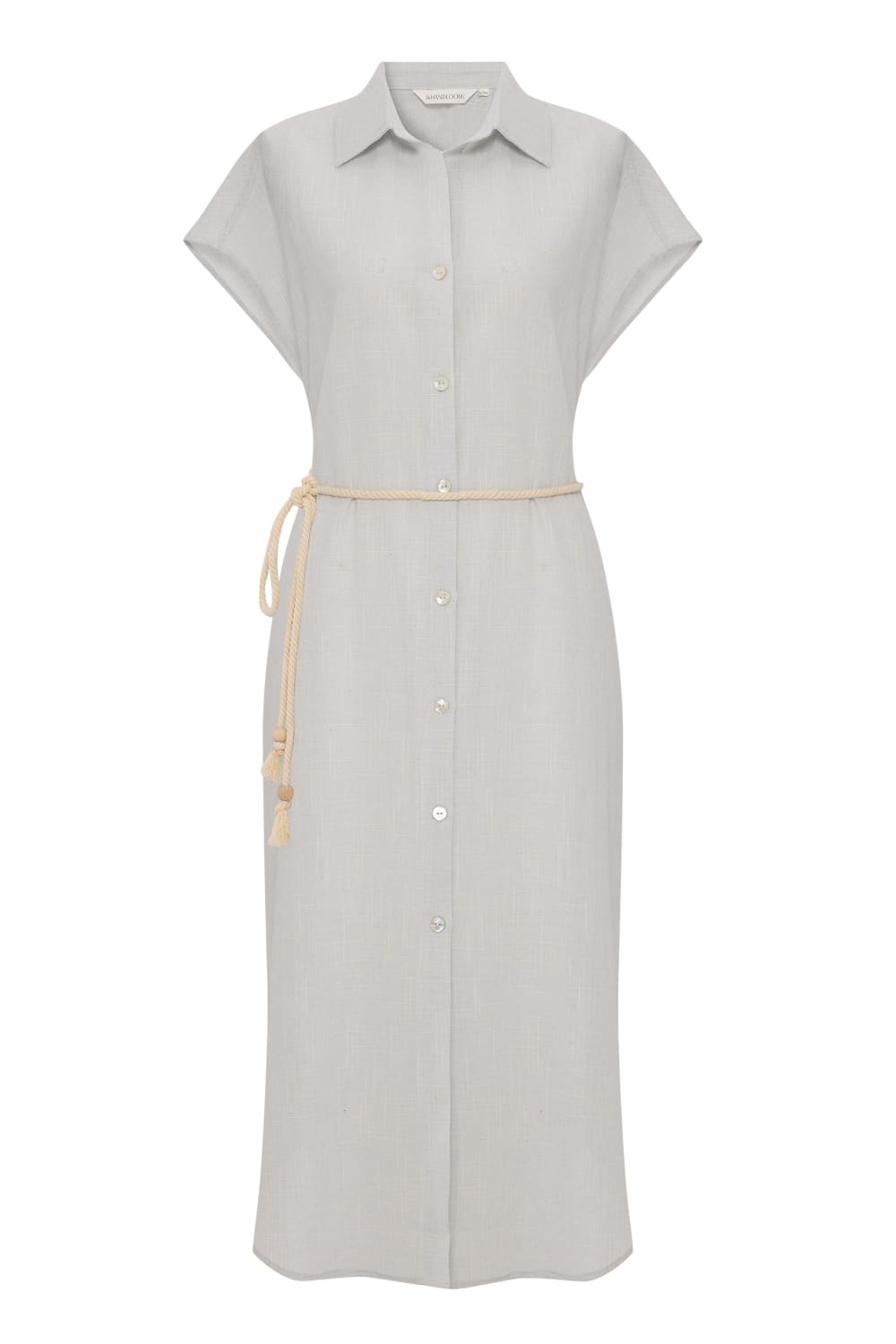 The Handloom-Zaya Shirt Dress Baby Blue-Elbise-7-Milagron.com