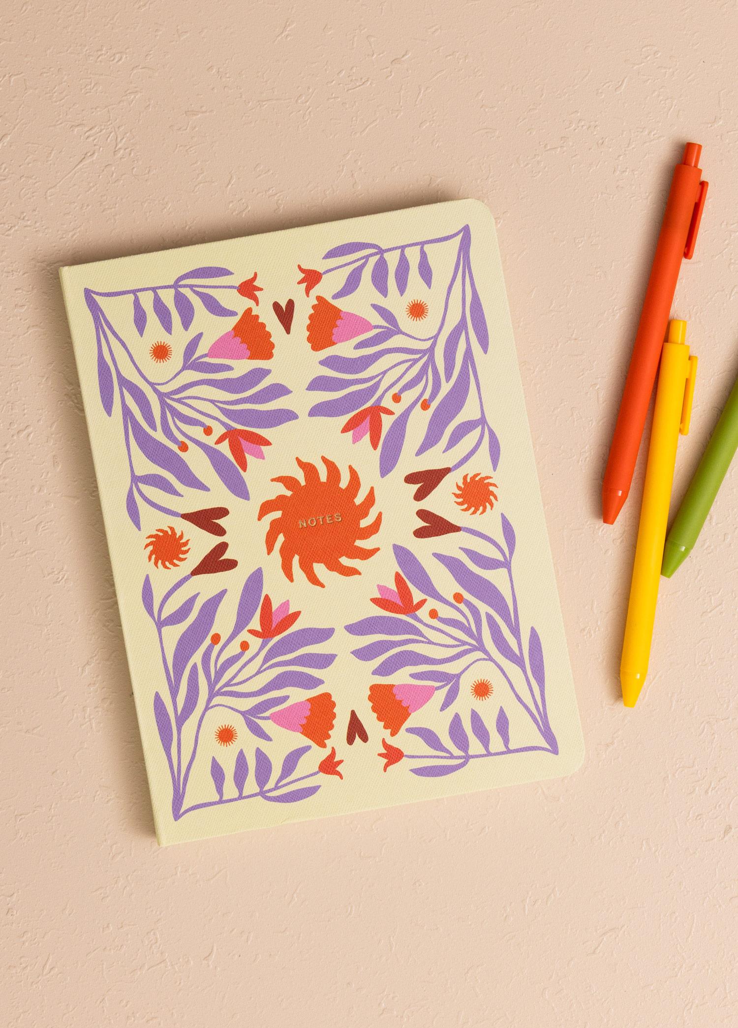 Bahar Desenli Defter 16 X 21 Cm