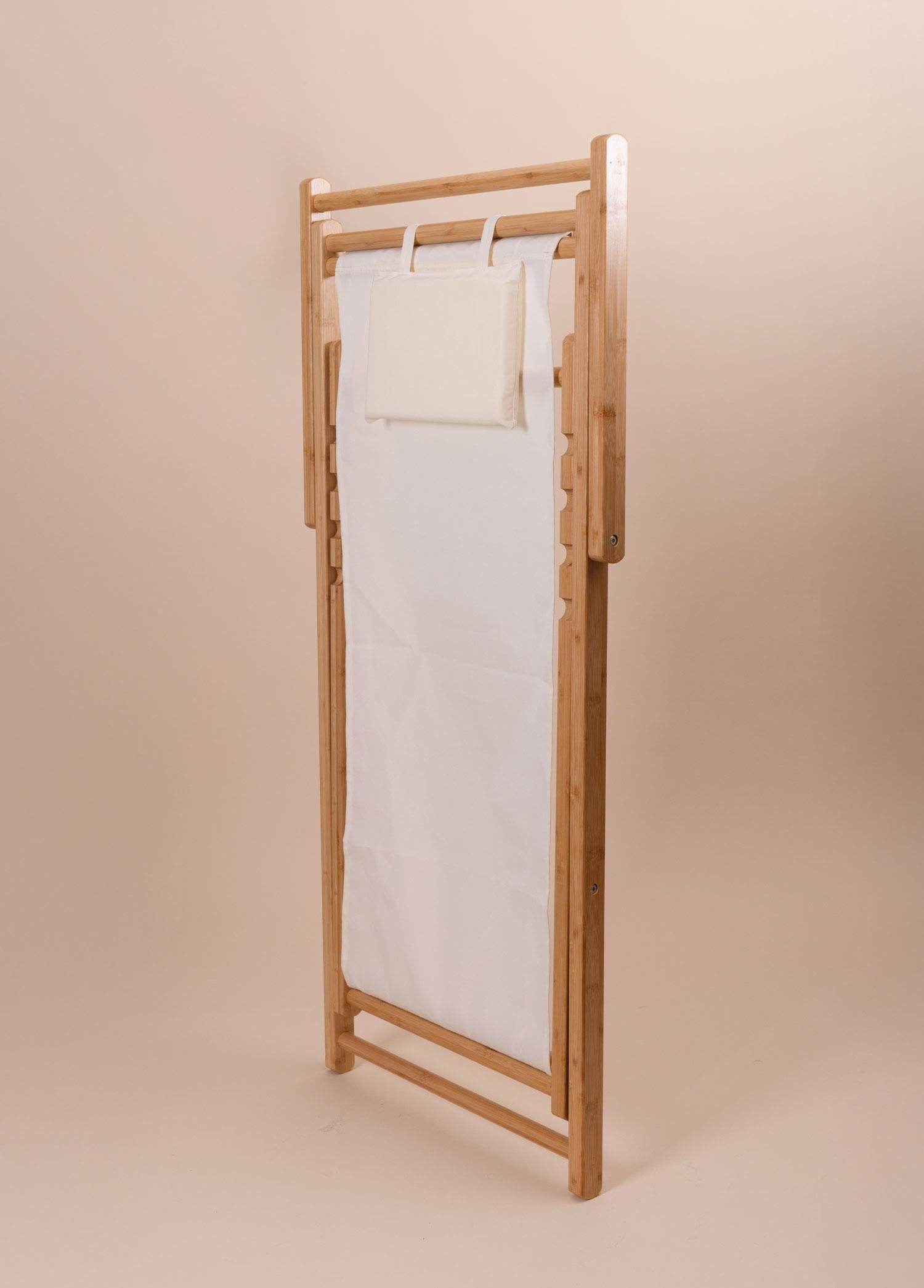 Bambu Katlanır Şezlong Sandalye