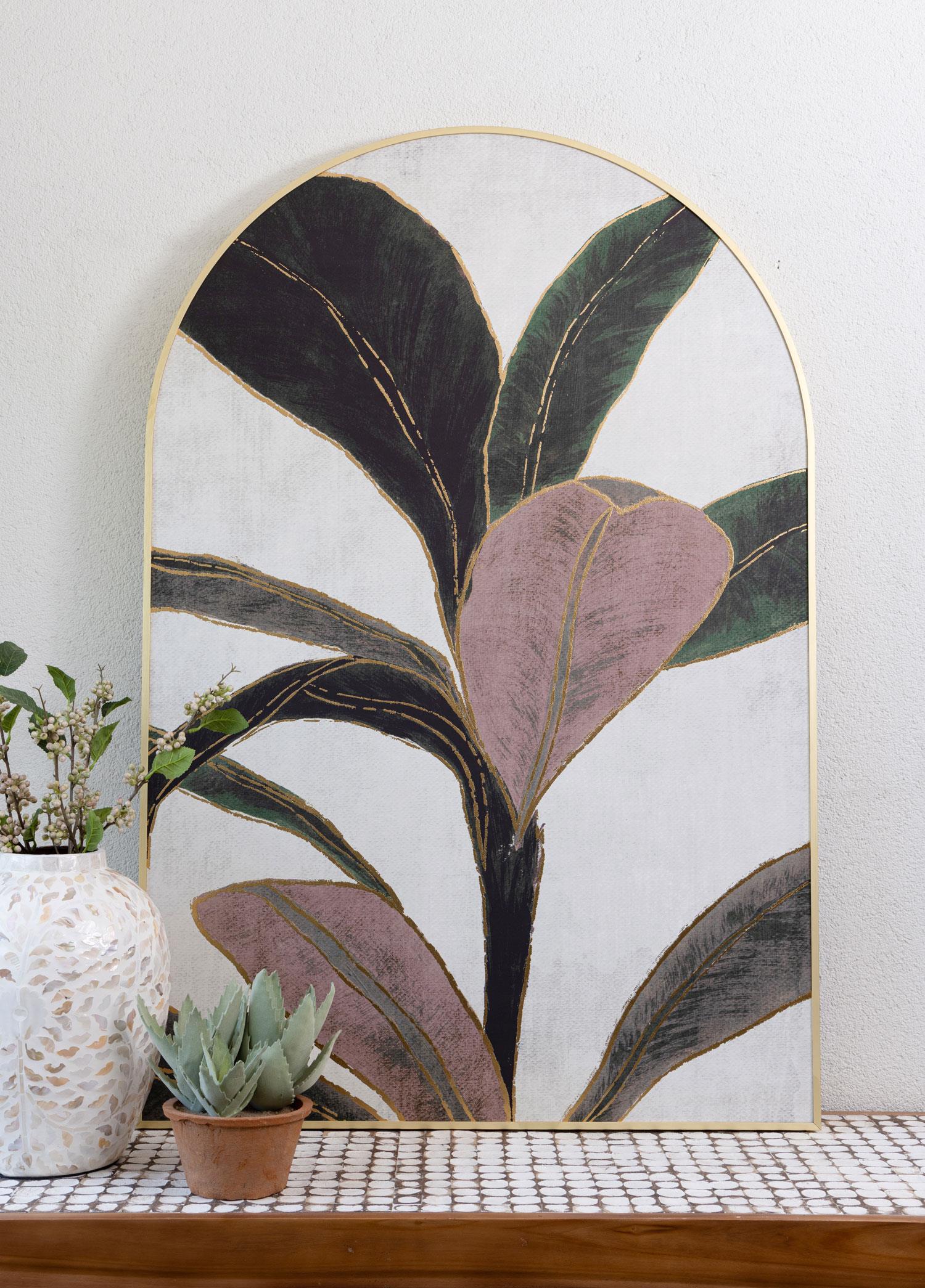 Botanic Leaf Tablo 80X120 Cm