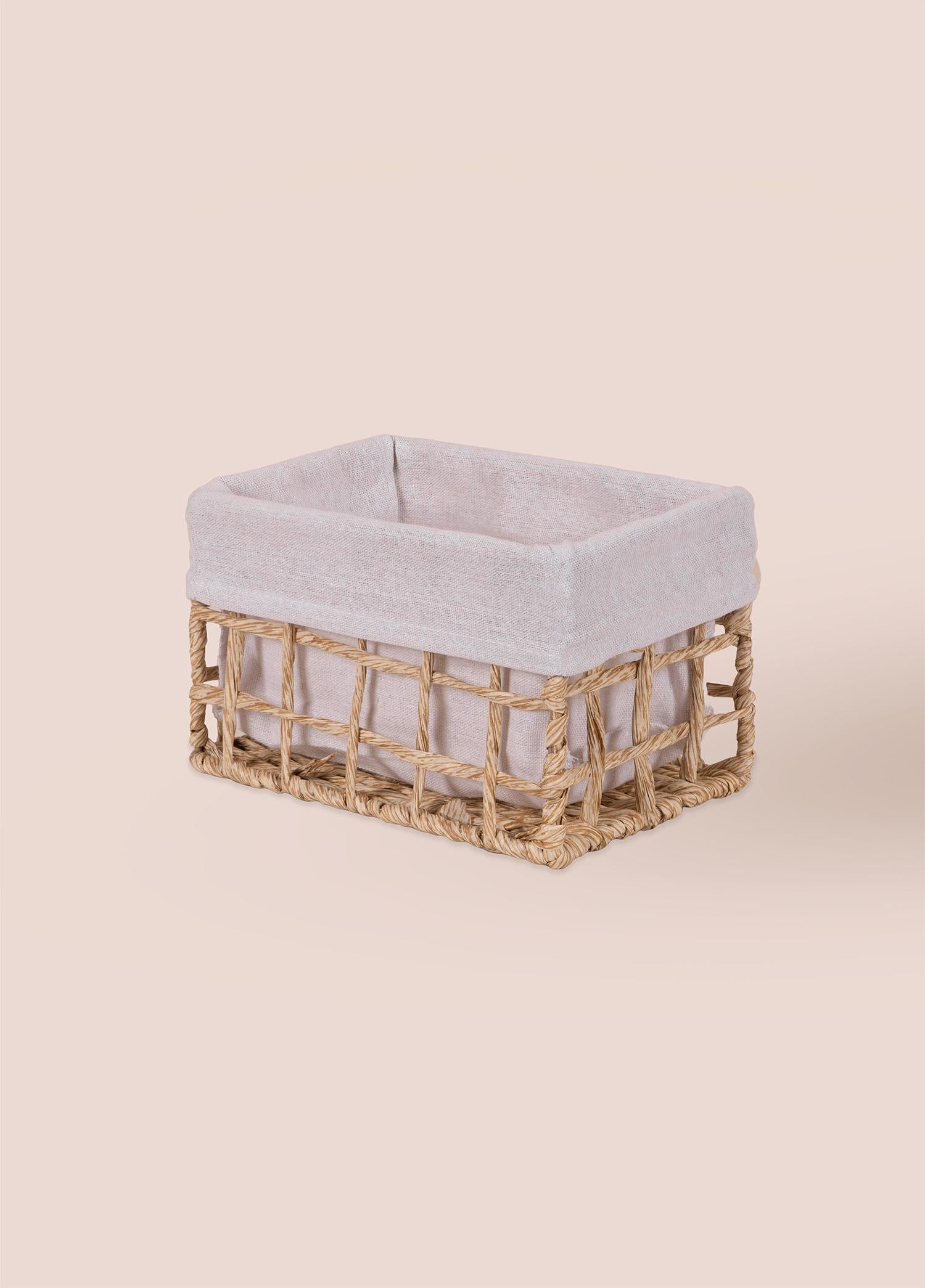 Braid Hasır Organizer Sepet Naturel 22X14X13 Cm