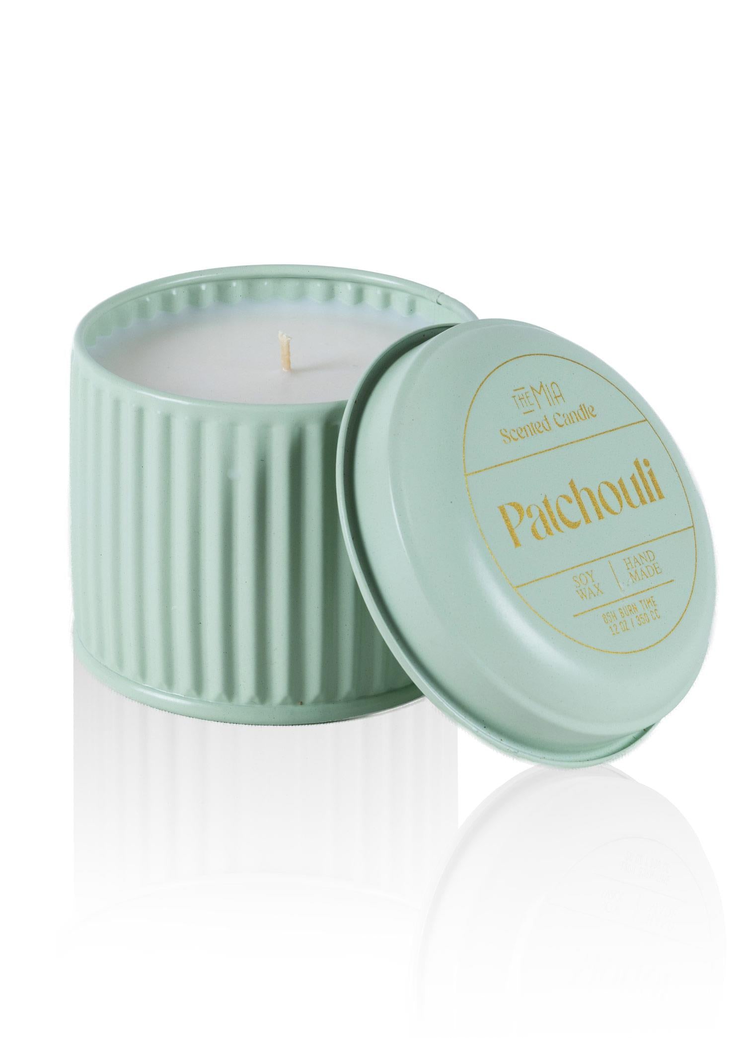 Calm Patchouli Kokulu Yeşil Kapaklı Mum 600 Gr 10X