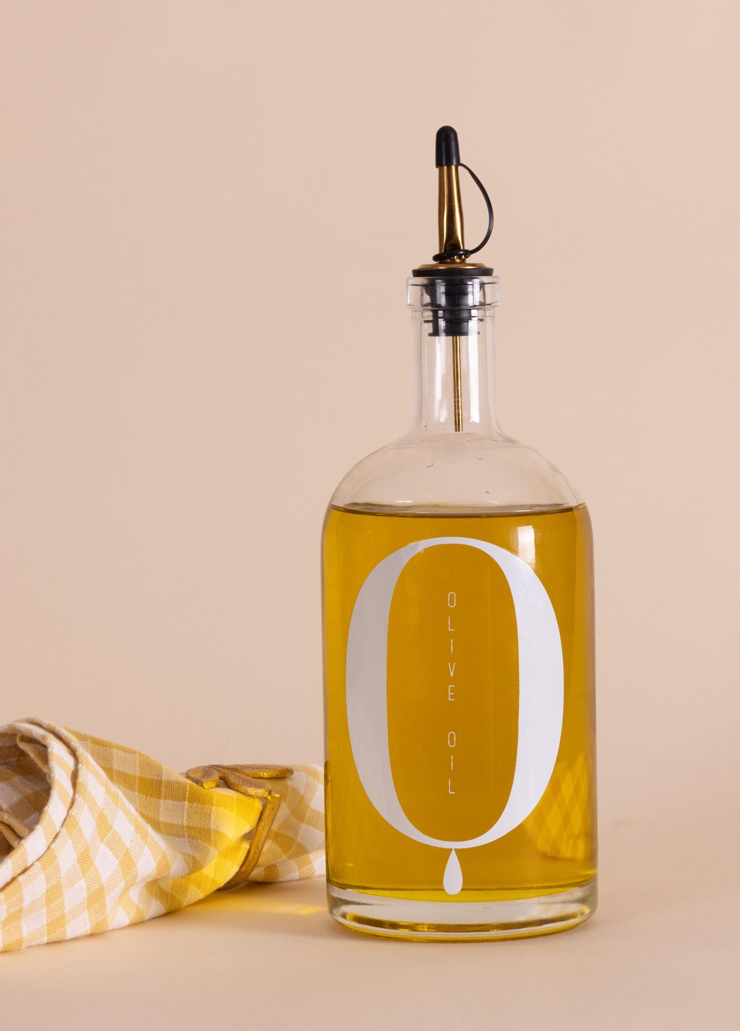 Cam Zeytinyağı Şişesi Yağlık 1000 Ml