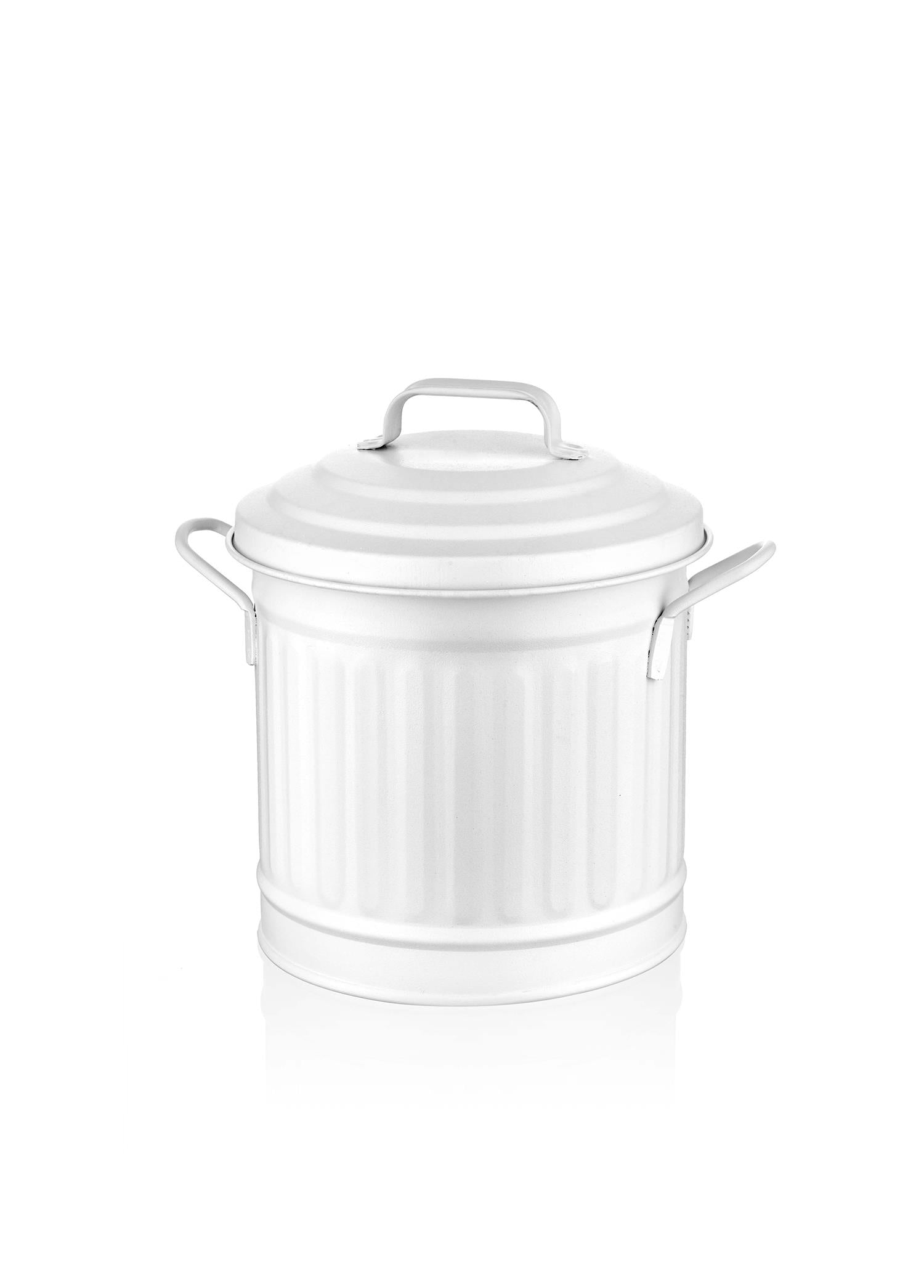 Çöp Kovası Tezgah Üstü 4 Lt Beyaz Mgl0006