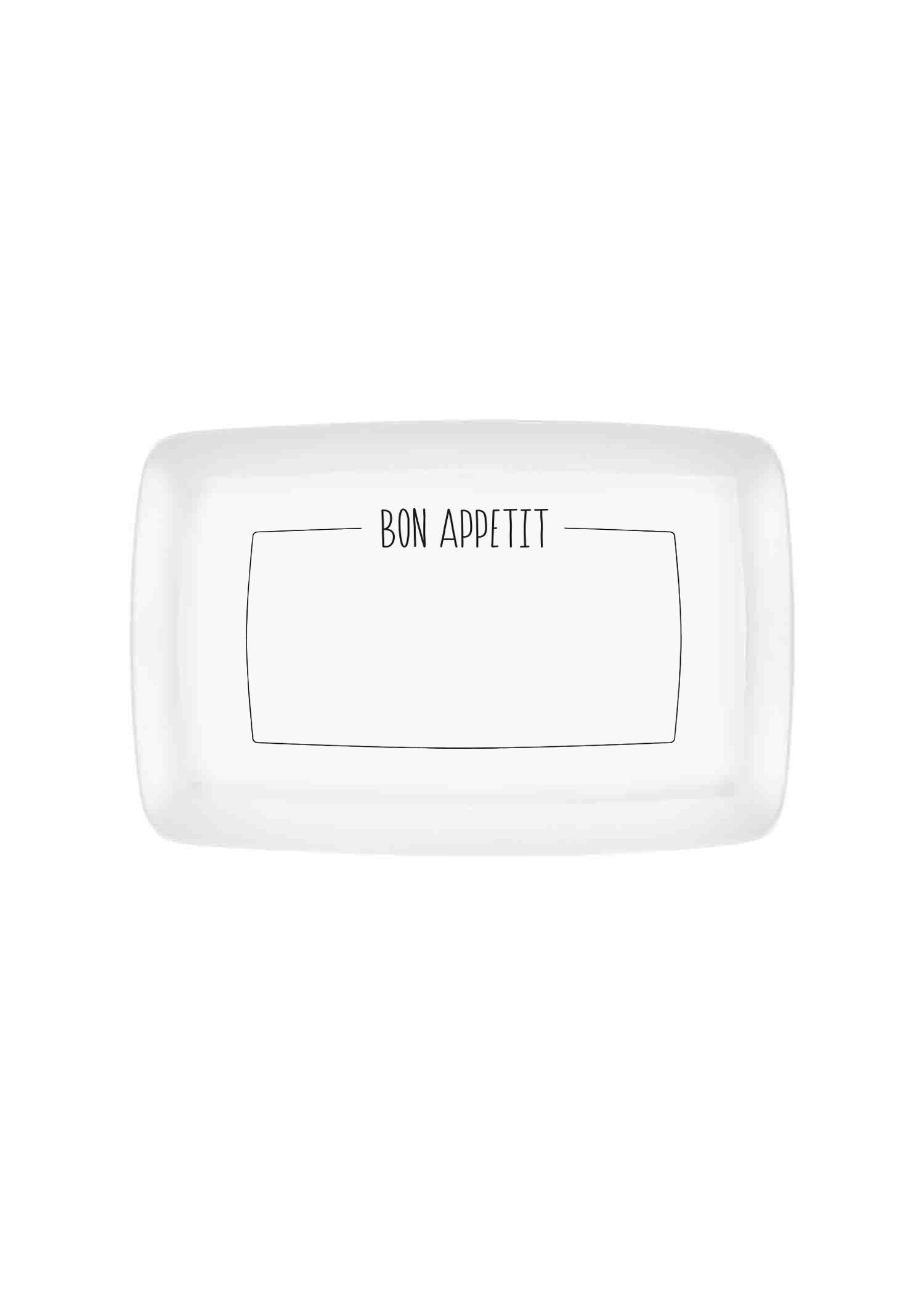 Daily Tunes Dikdörtgen Servis Tabağı - 33X21Cm