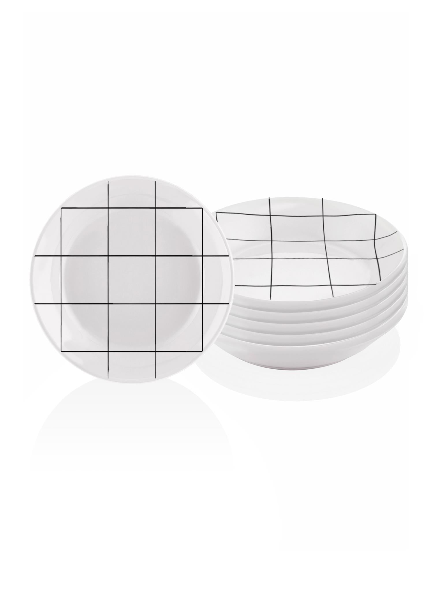 Daily Tunes Yemek Tabağı - 6Lı Set 20 Cm